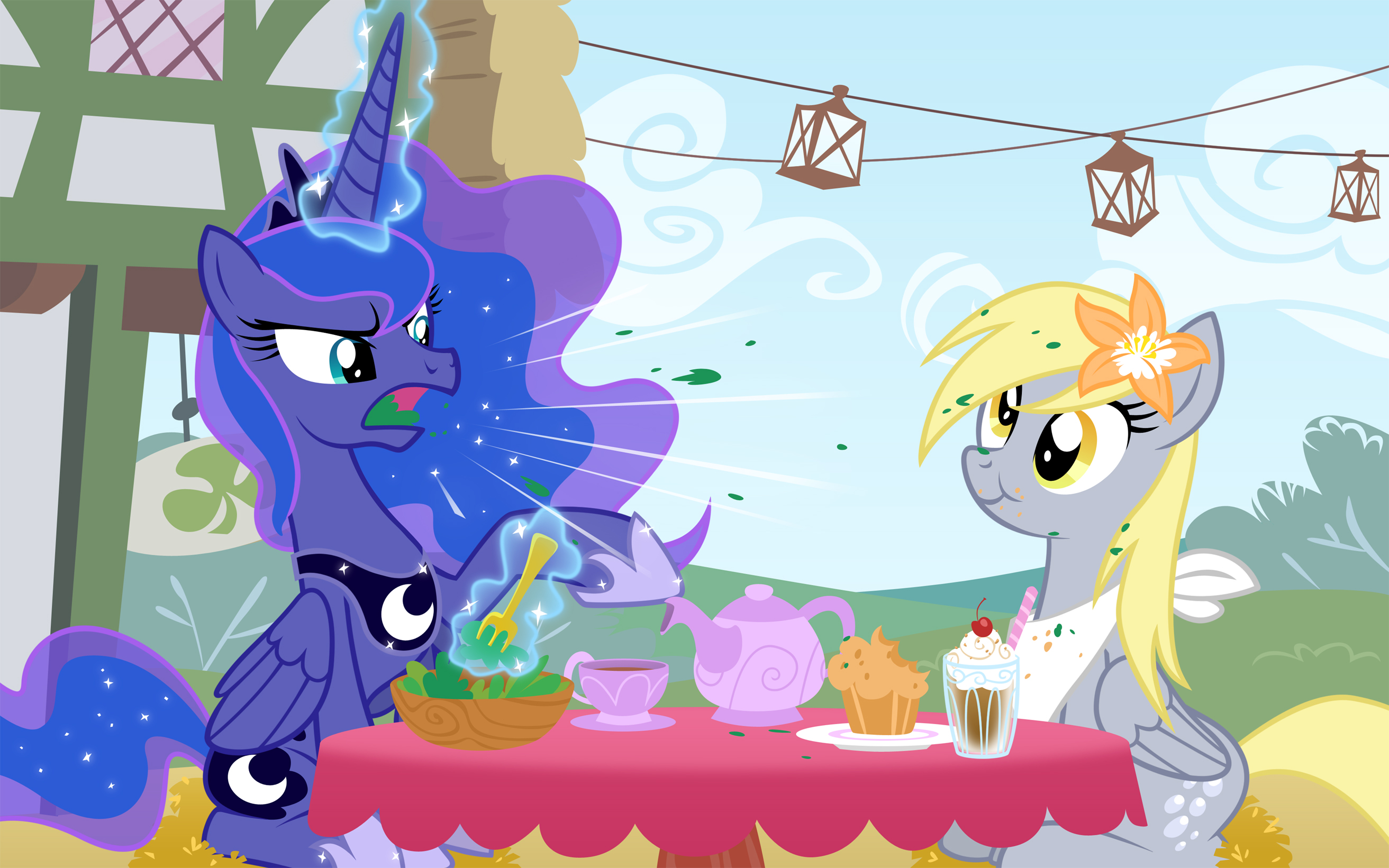 CASUAL LUNCH by Equestria-Prevails
