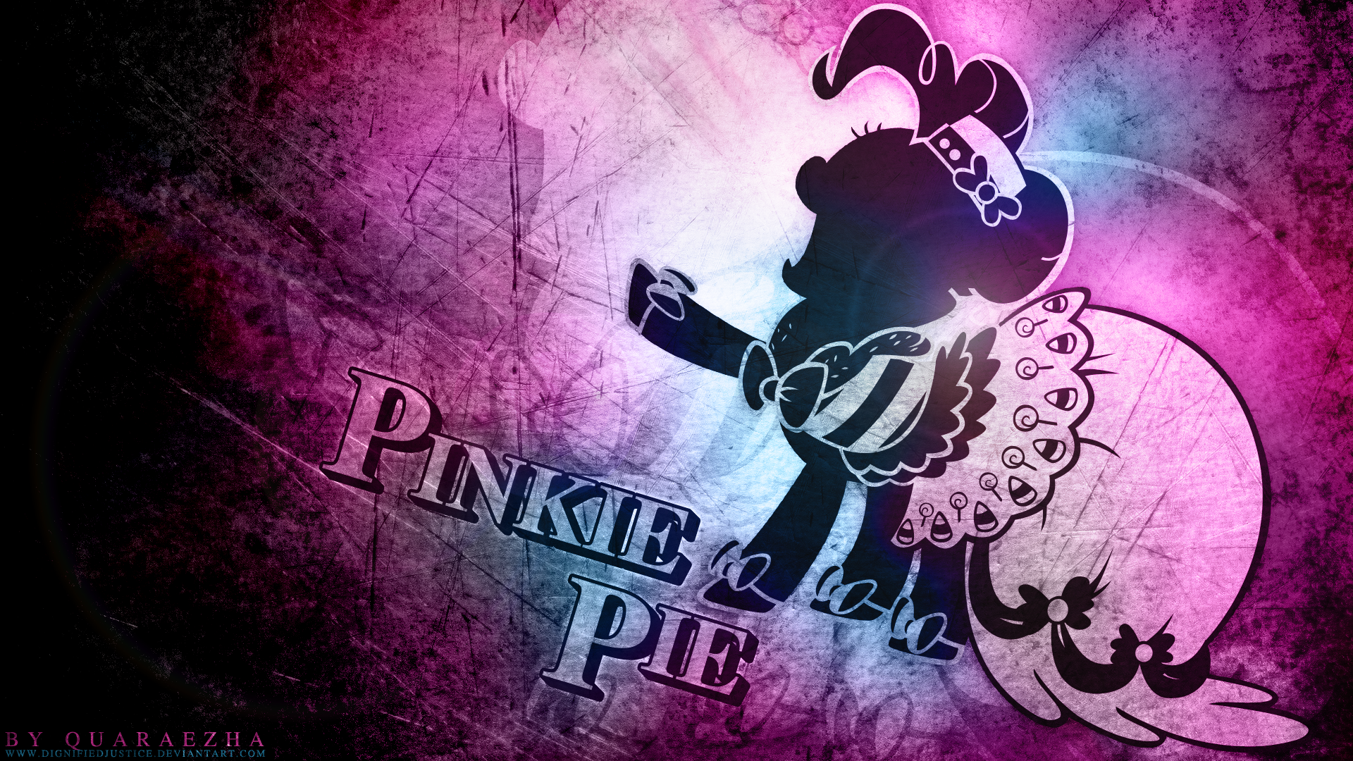 Monochrome Grunge | Pinkie by Paradigm-Zero