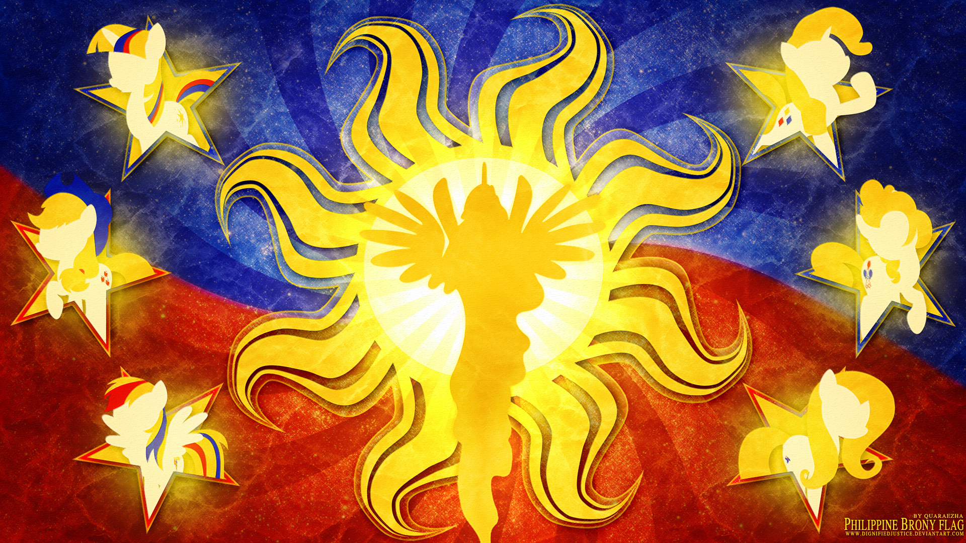 Philippine Brony Flag by LilCinnamon, MaximillianVeers, MoongazePonies, Paradigm-Zero, Takua770 and tootootaloo