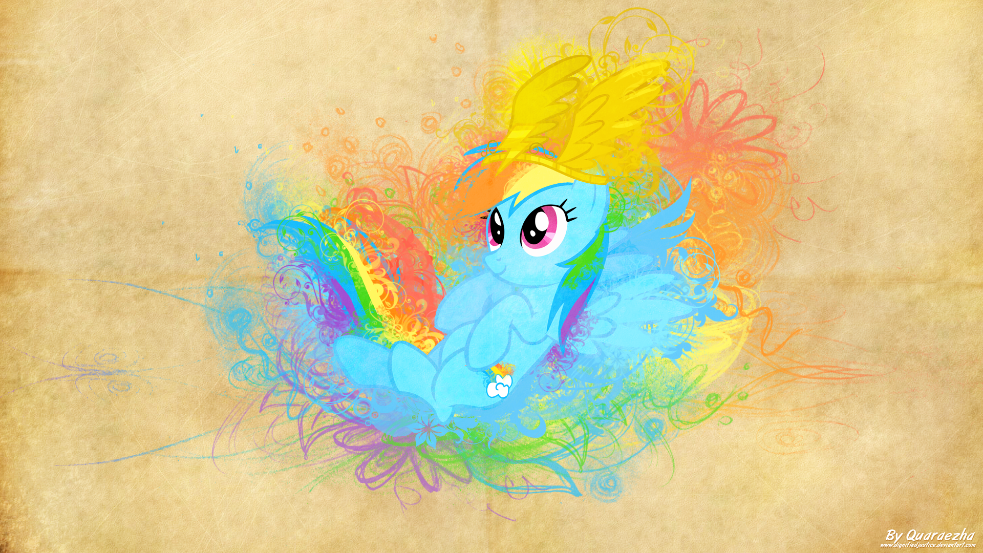 Parchment Splash | Rainbow by Paradigm-Zero and Shelmo69