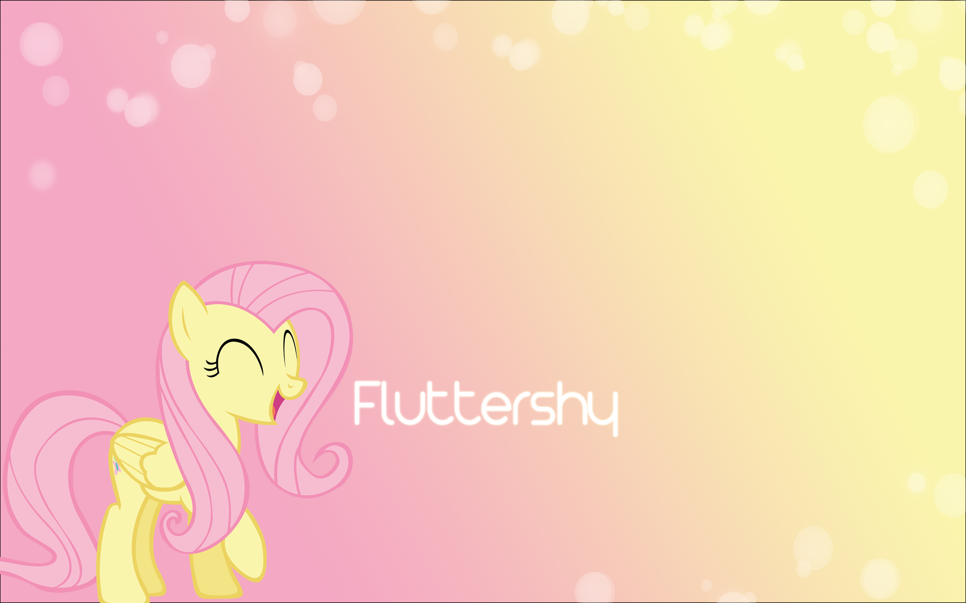 Fluttershy wallpaper by RainbowCrab and SoundmOtion
