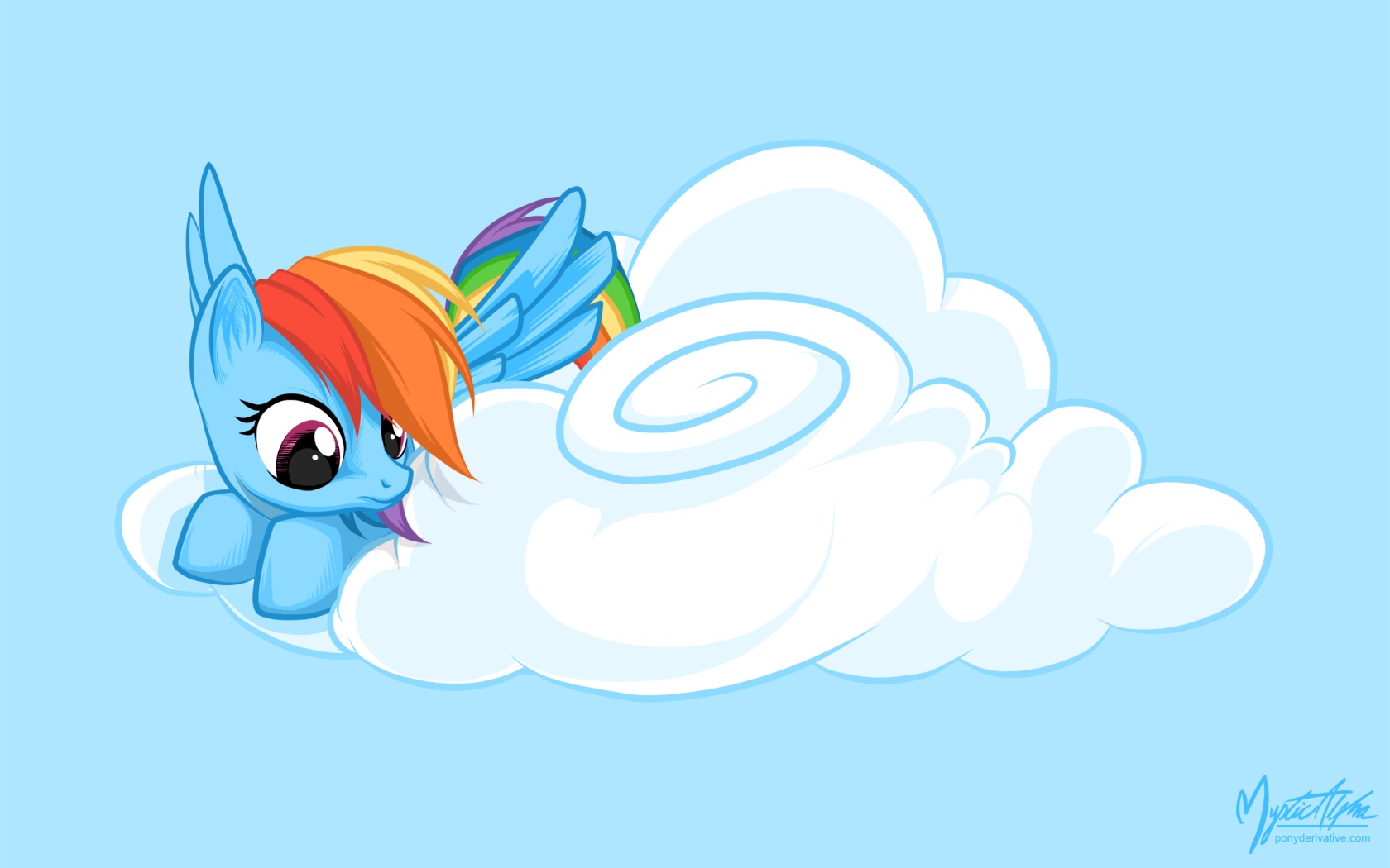 Rainbow Dash Cloud 09 by mysticalpha