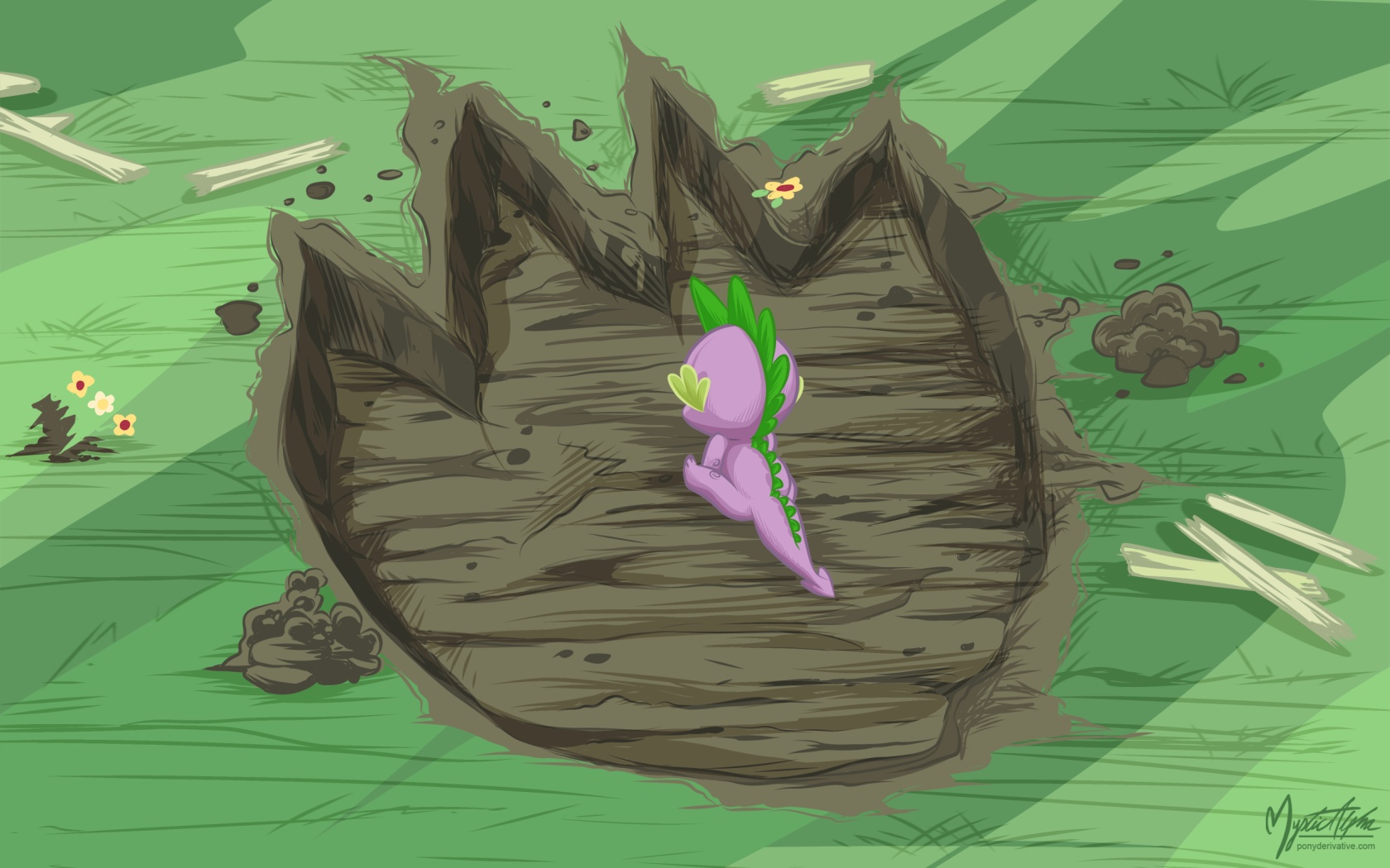 Spike - Footprint by mysticalpha