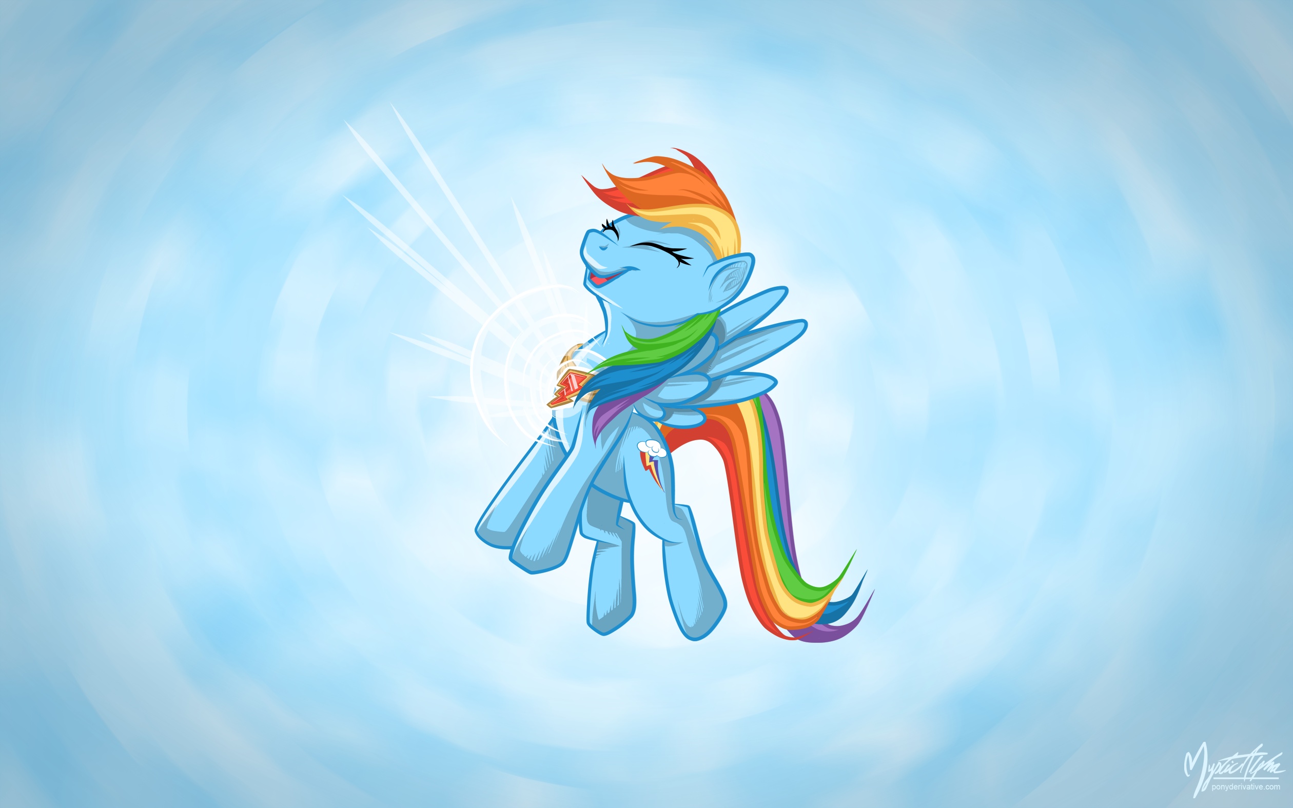 Rainbow Dash Harmony Element by mysticalpha