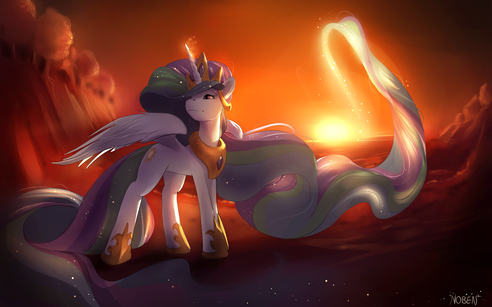 Sunrise in Equestria by noben