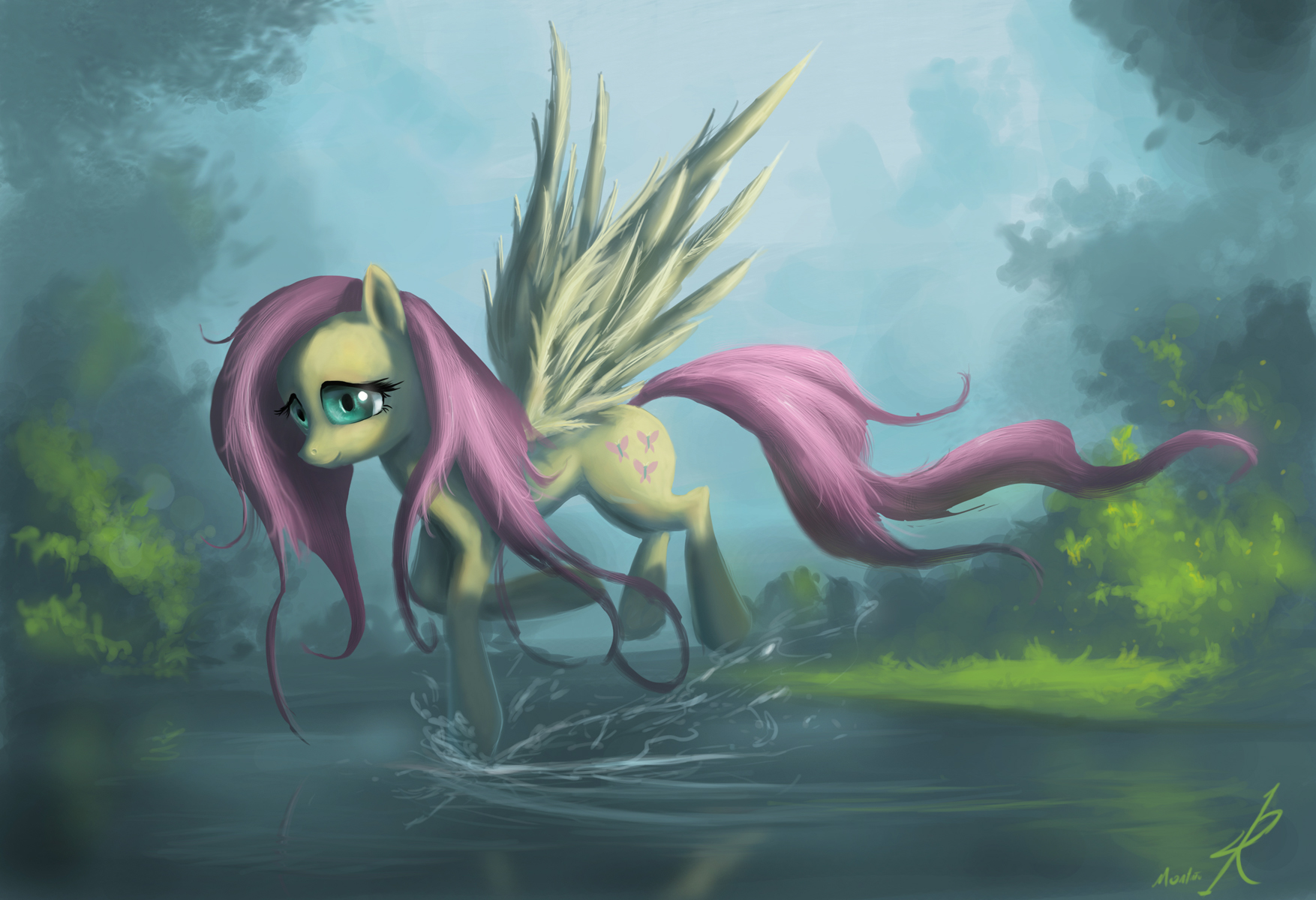 Fluttershy by Raikoh-illust