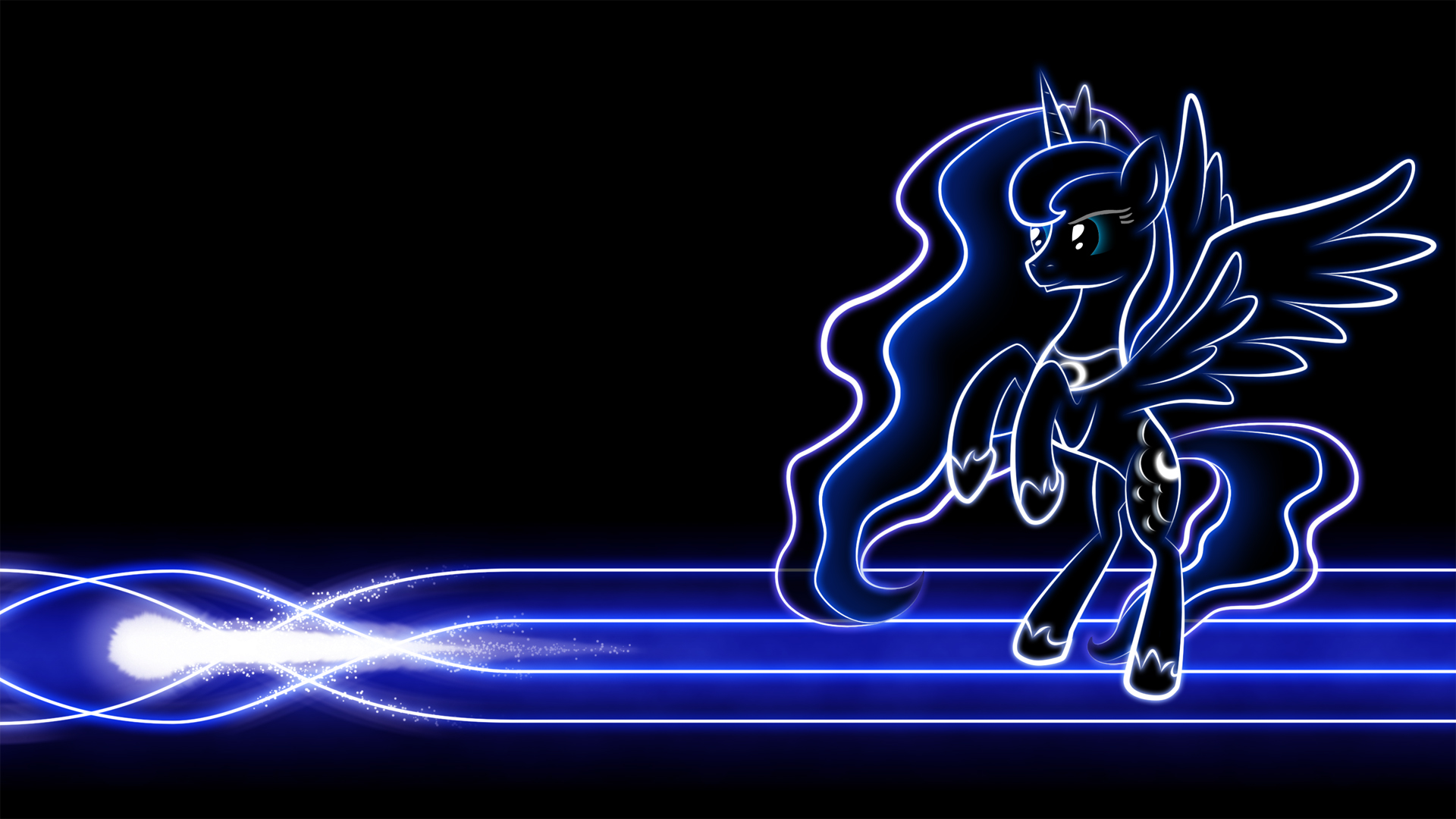 Luna Glow Wallpaper by SmockHobbes