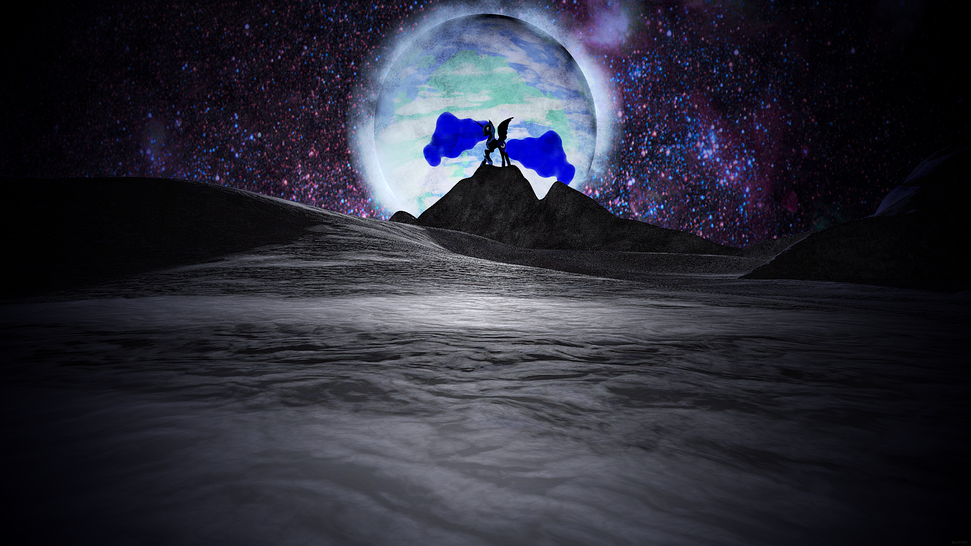 Nightmare Moon Wallpaper by AllicornUK