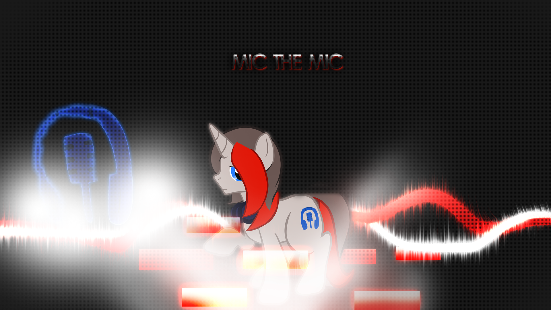 Mic the Mic - Dark Version by EphemeralBlue and MyLittleLuckyWish