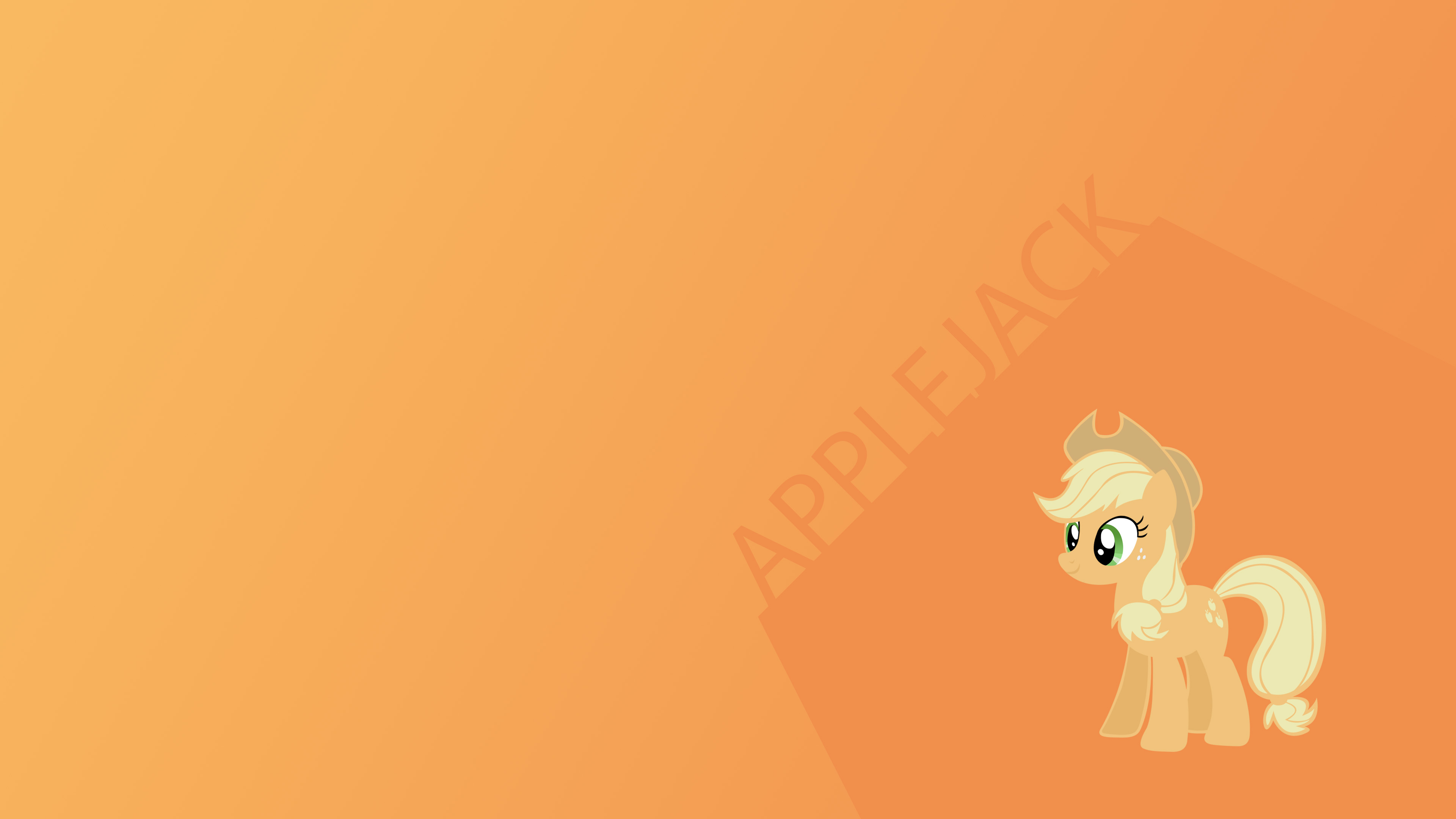 Applejack - minimalistic wallpaper by DaVca