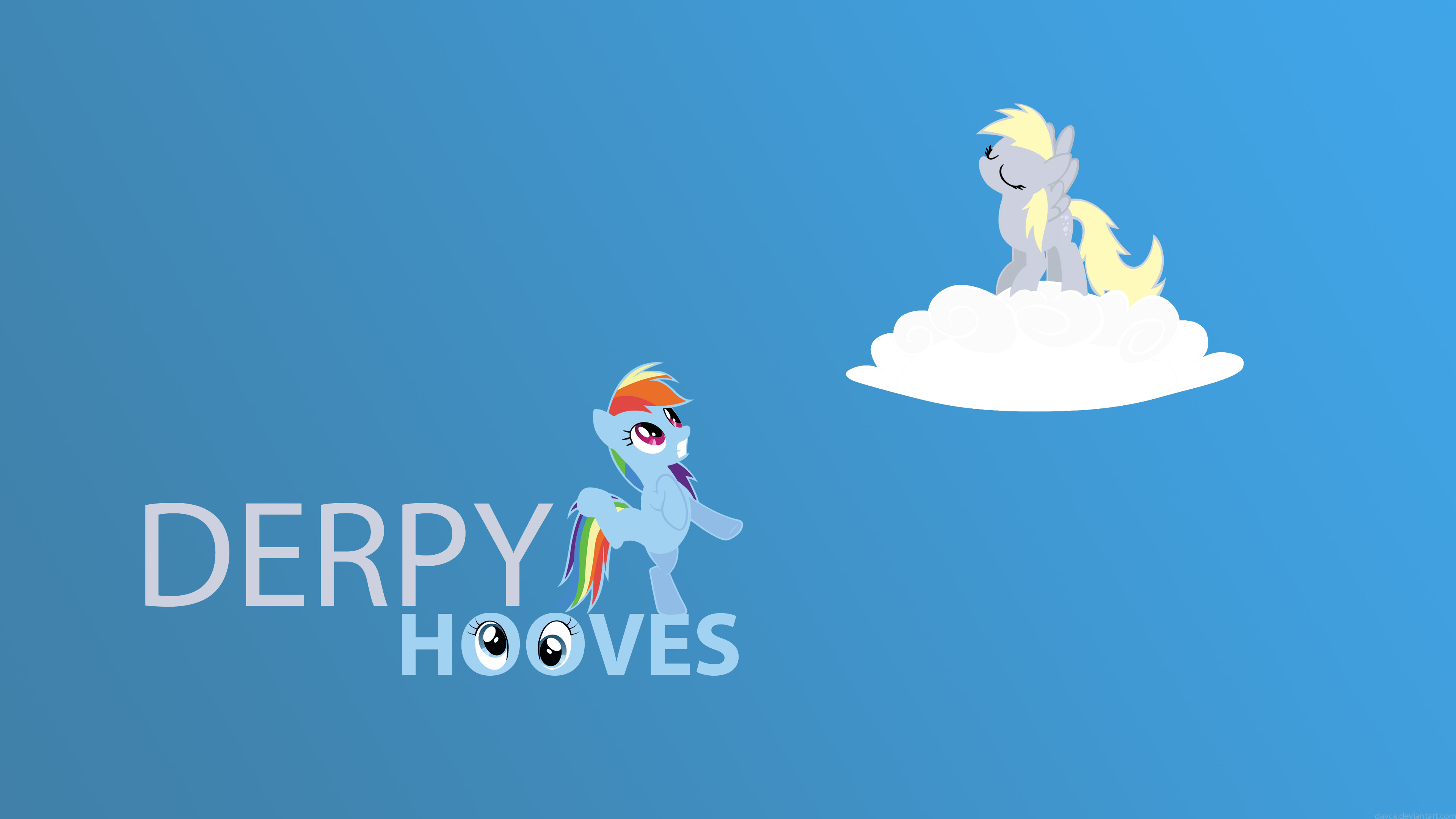 Derpy Hooves - minimalistic wallpaper by DaVca