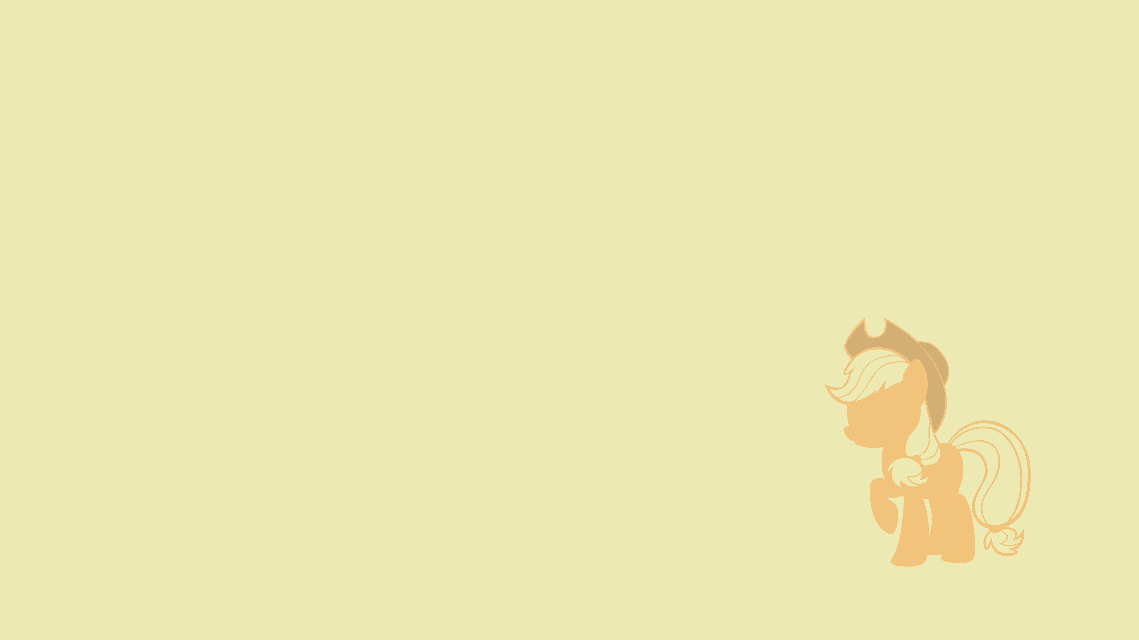 Simple Wallpapers - Applejack by DaVca