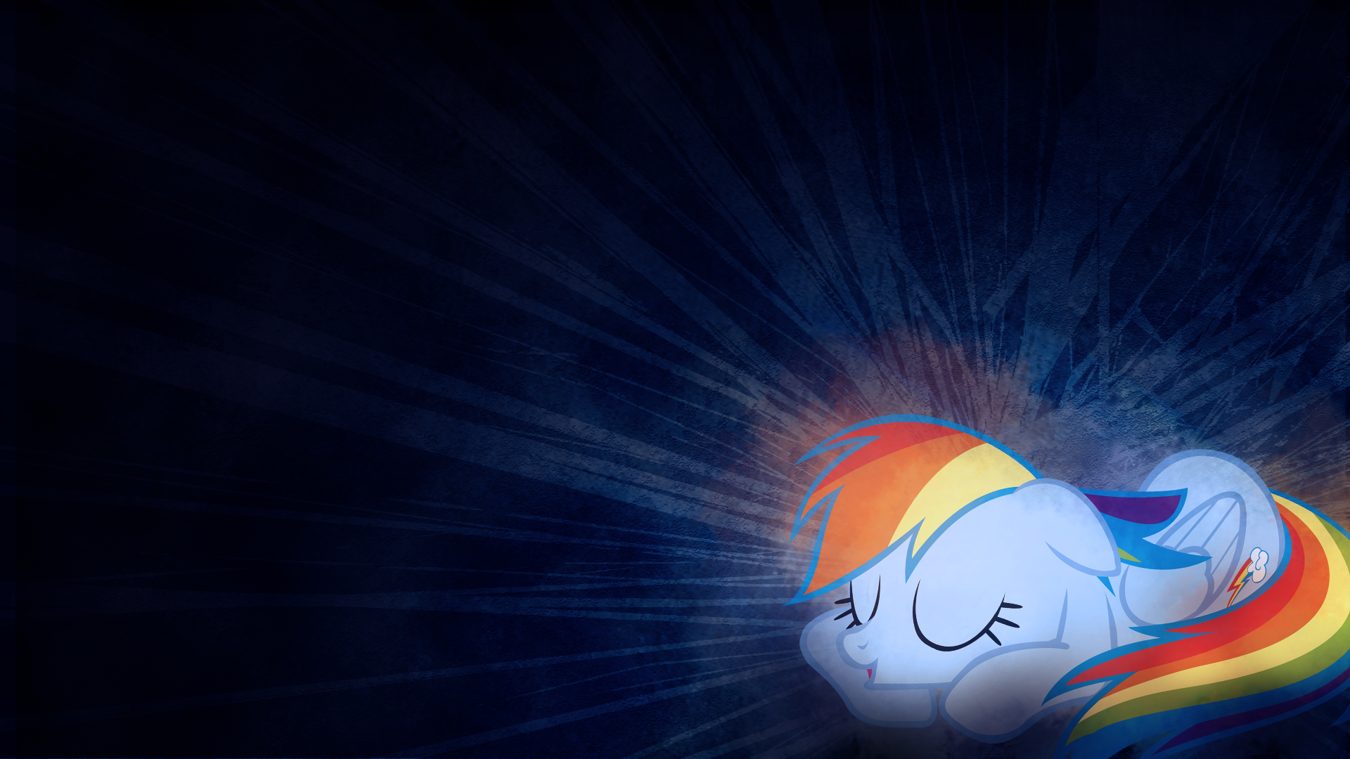 My Little Dashie is Snoozing on Your Desktop by RainbowCrab and SandwichDelta