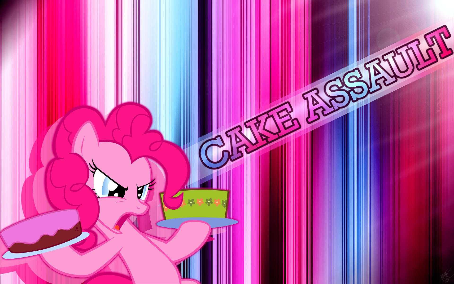 Cake Assault Wallpaper by ExtrahoVinco