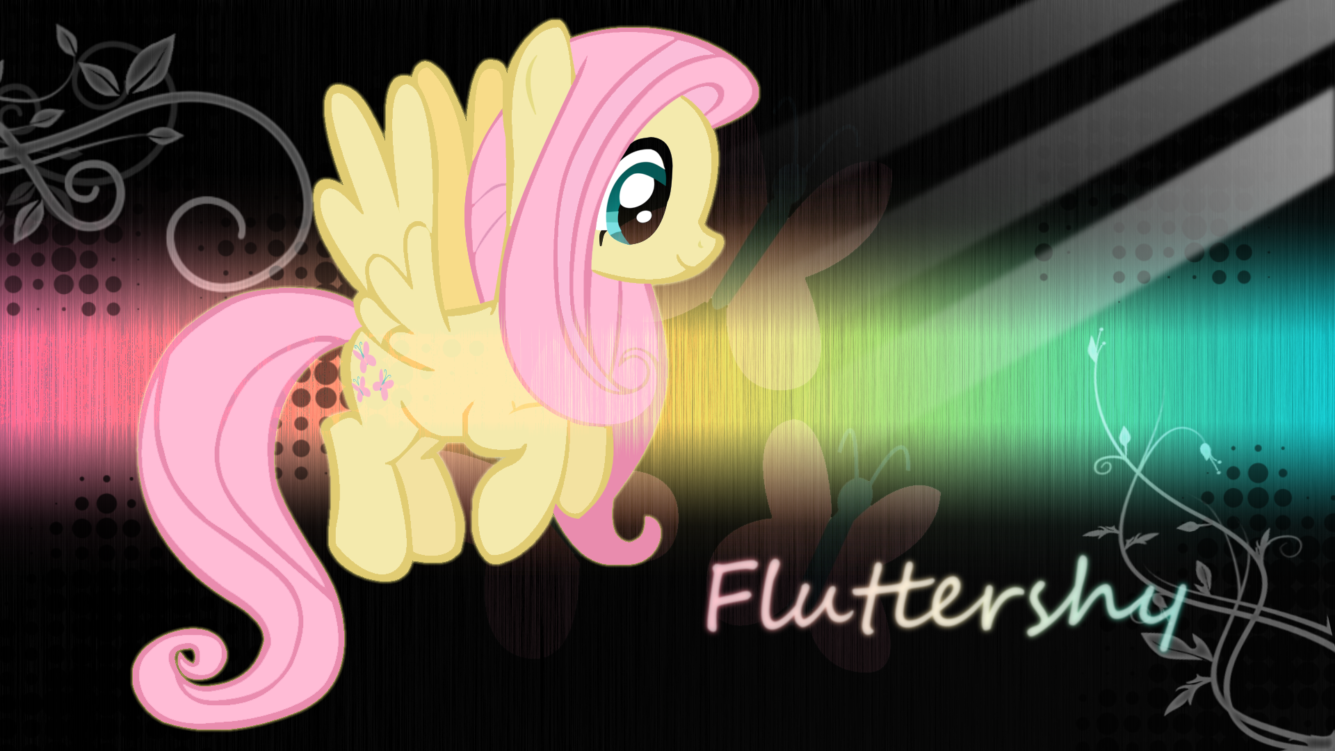 Fluttershy Wallpaper by FriendlyCreeper