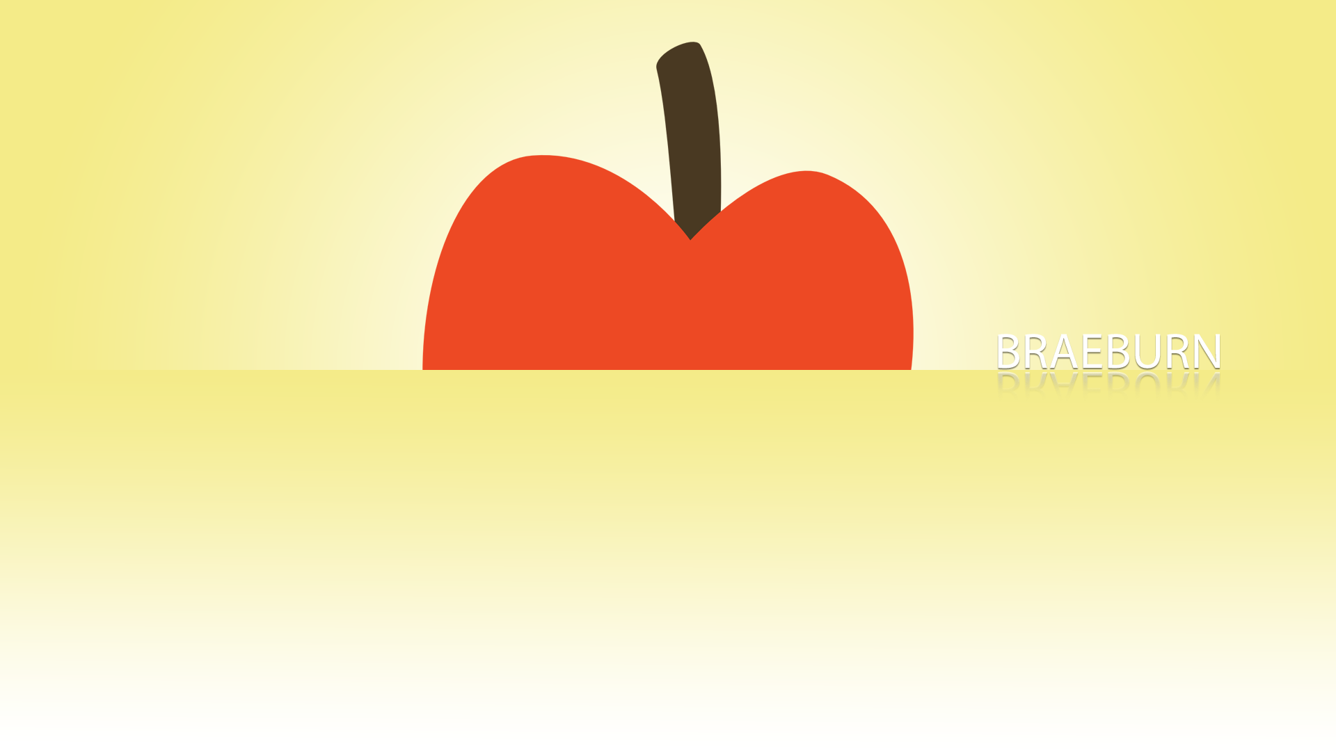 Braeburn Minimalistic Wallpaper by BlueDragonHans and The-Smiling-Pony