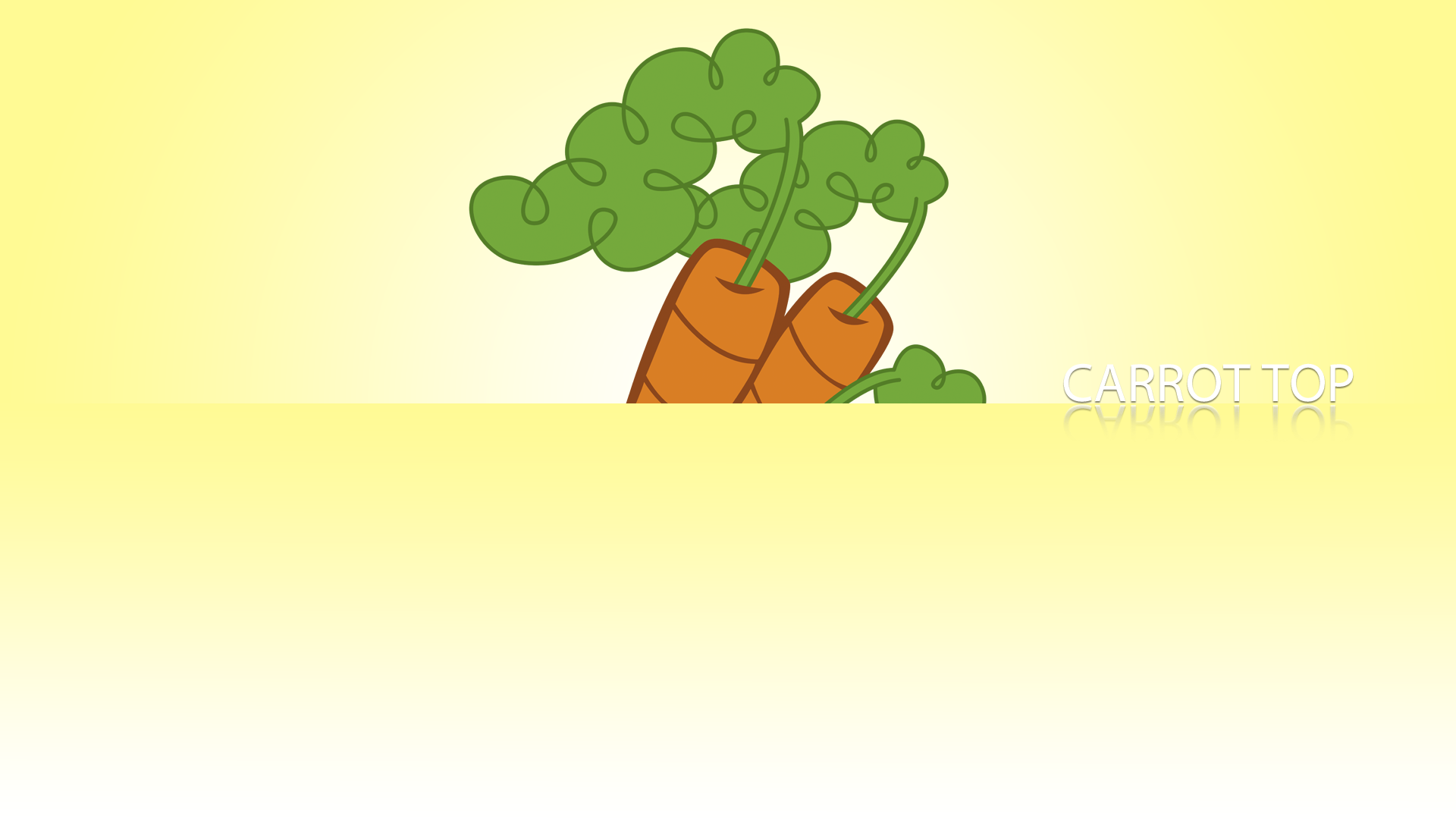 Carrot Top Minimalistic Wallpaper by BlueDragonHans and MaximillianVeers