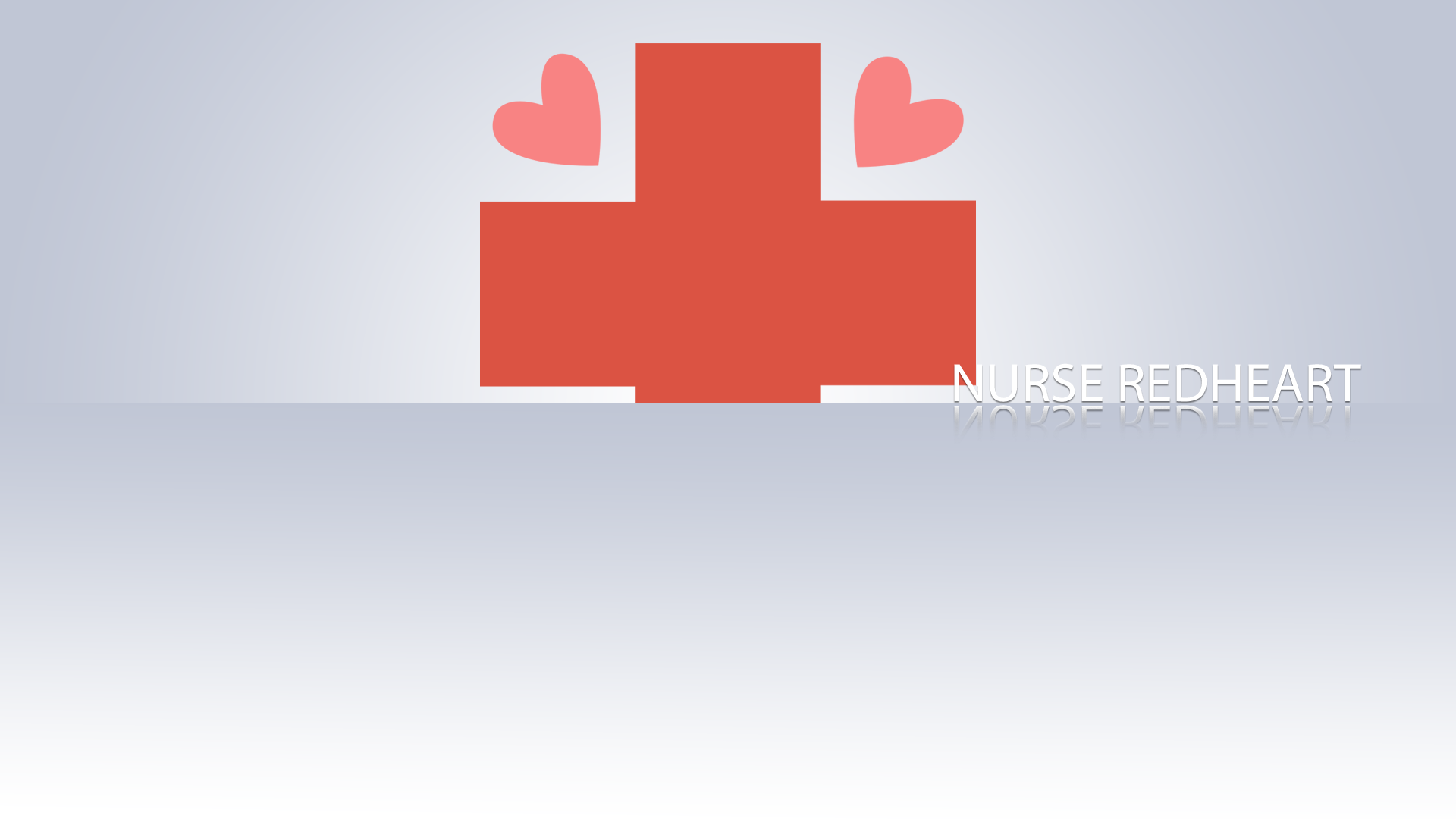 Nurse Redheart Minimalistic Wallpaper by BlueDragonHans and The-Smiling-Pony
