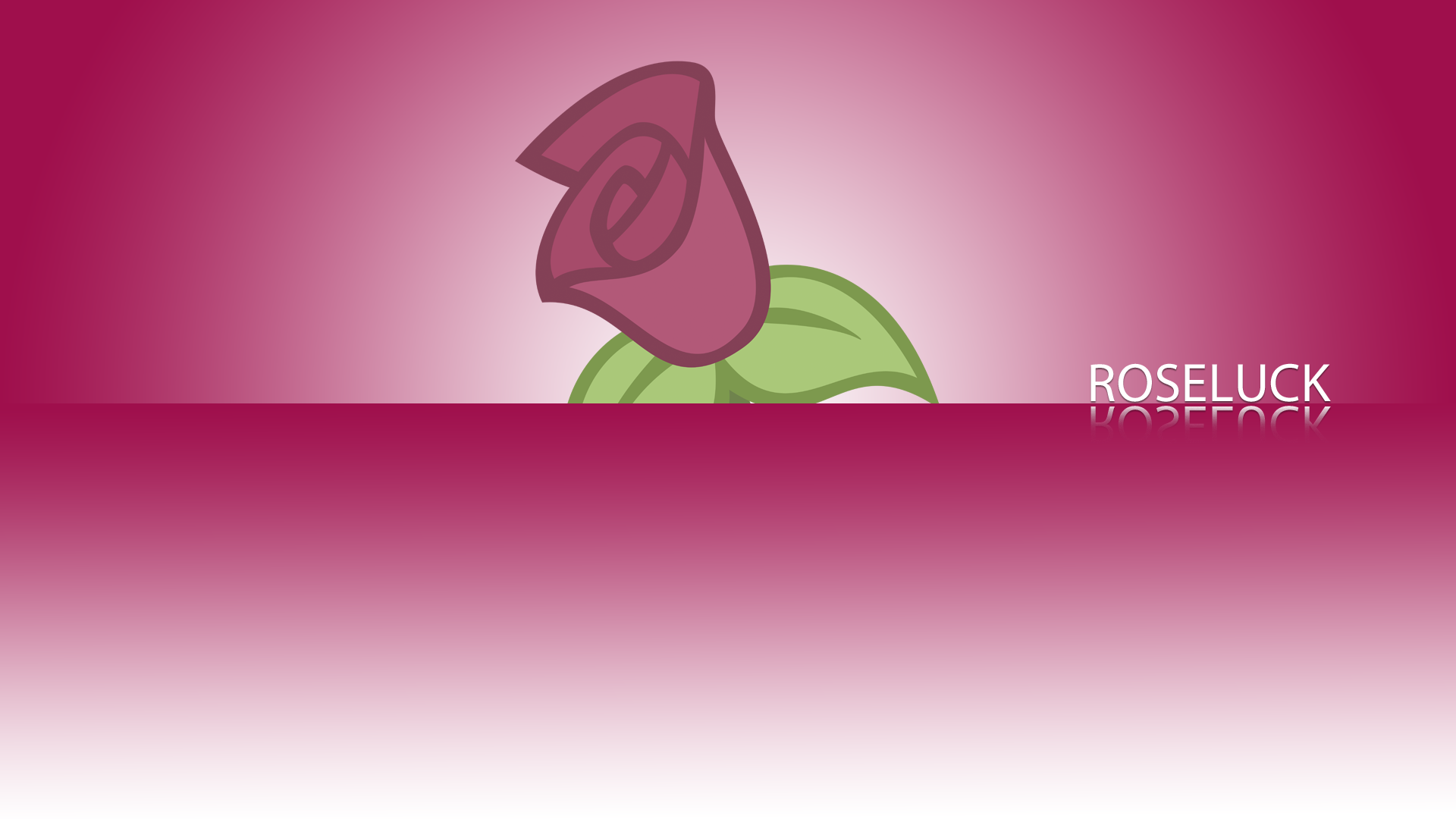 Roseluck Minimalistic Wallpaper by BlueDragonHans and MaximillianVeers