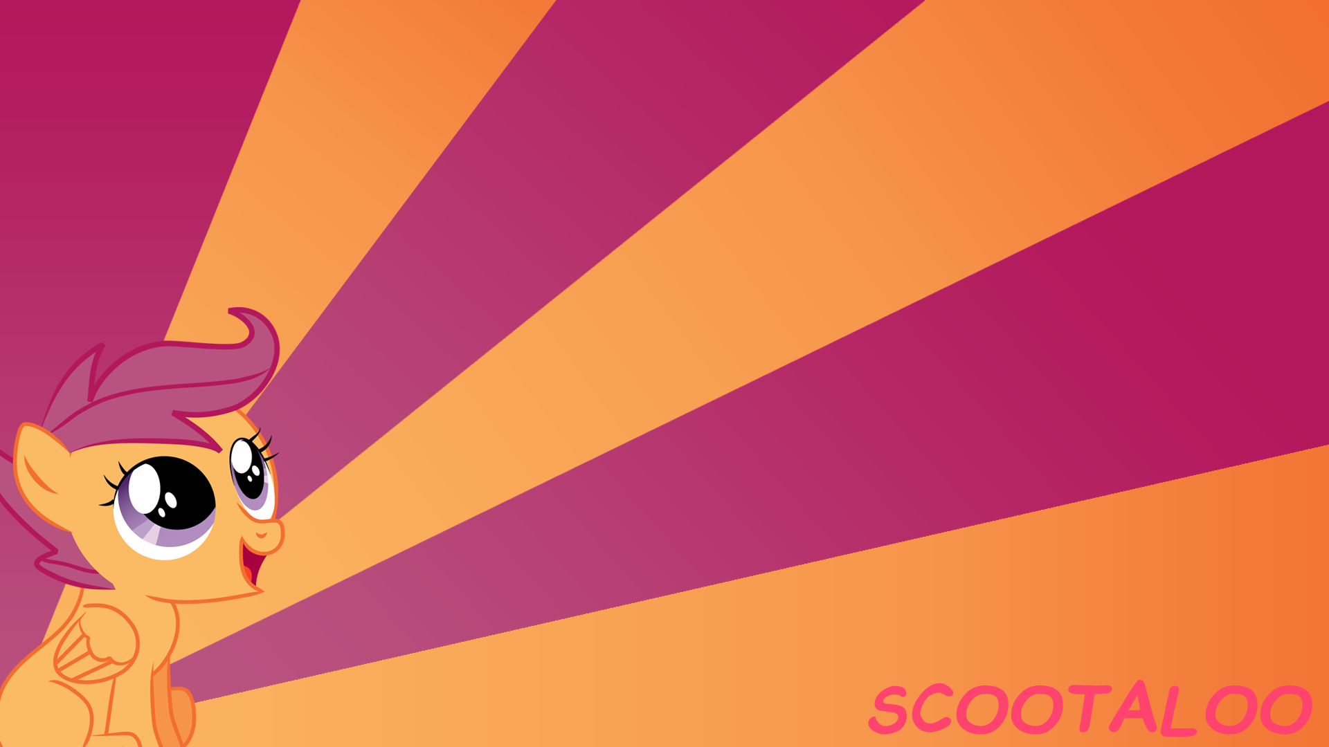 Scootaloo Wallpaper by BlueDragonHans and Creshosk