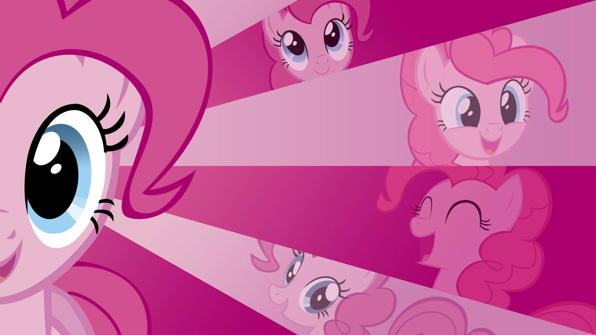 Pinkie Pie Wallpaper by BlueDragonHans, Mihaaaa, Orschmann, Peachspices and Tigersoul96