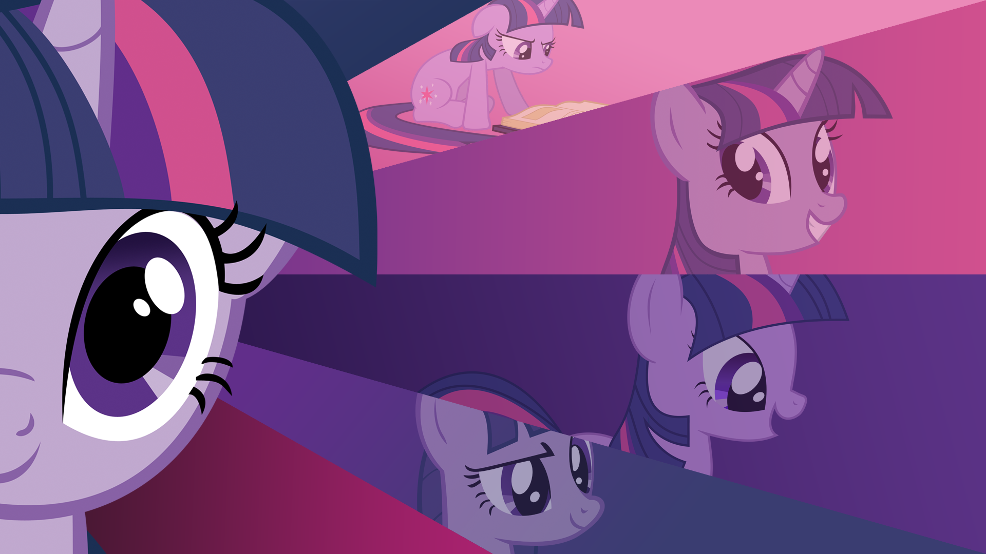 Twilight Sparkle Wallpaper by aeroyTechyon-X, BlueDragonHans, Denmax, HankOfficer and Peachspices