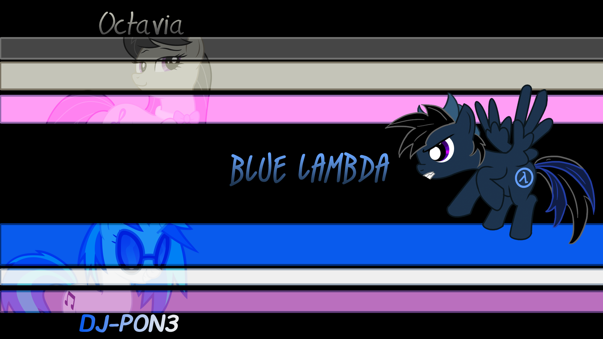 Request: Wallpaper Blue Lambda Wallpaper by BlueDragonHans, ikillyou121 and Ilona-the-Sinister