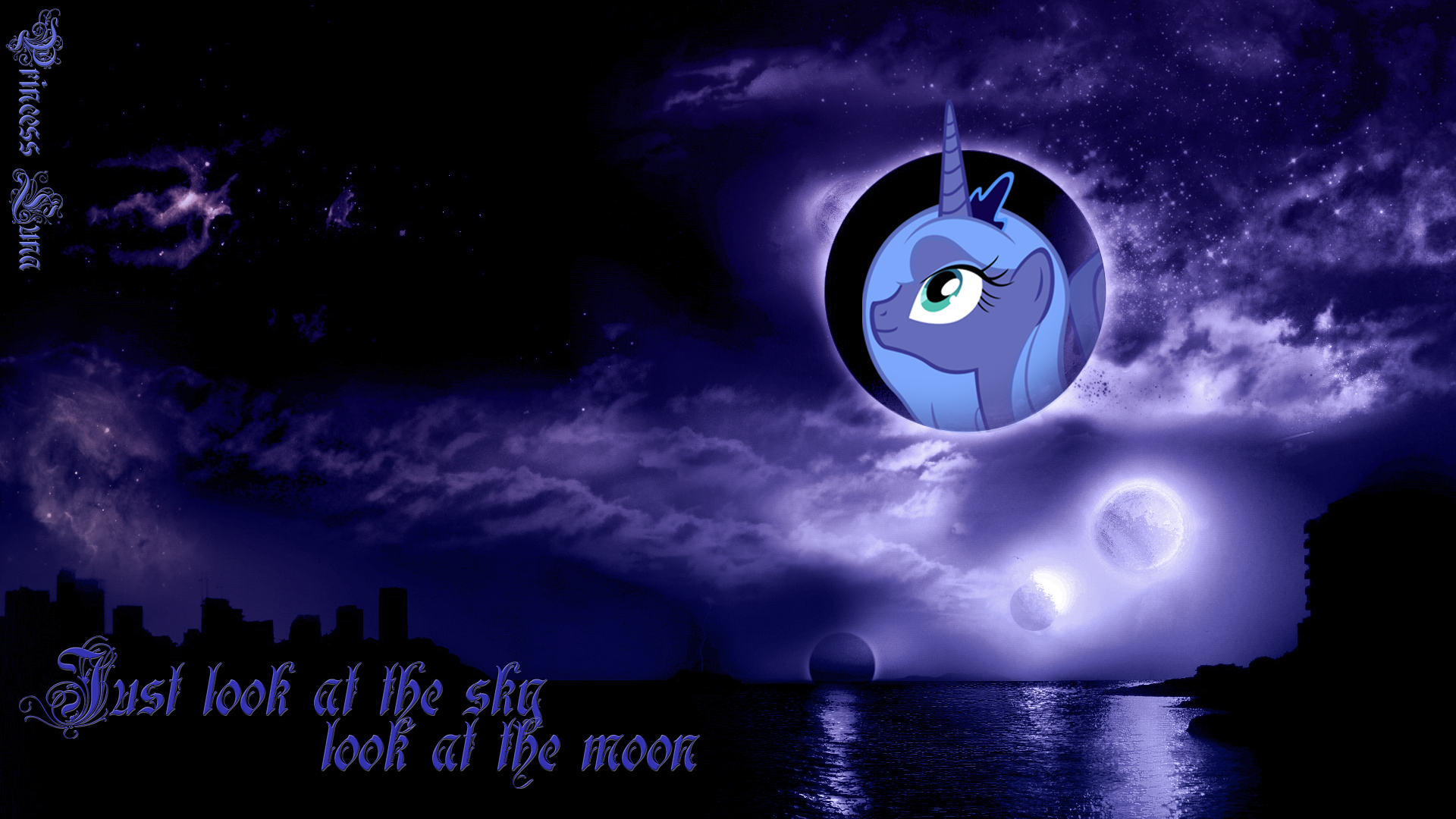 Princess Luna Wallpaper by BlueDragonHans