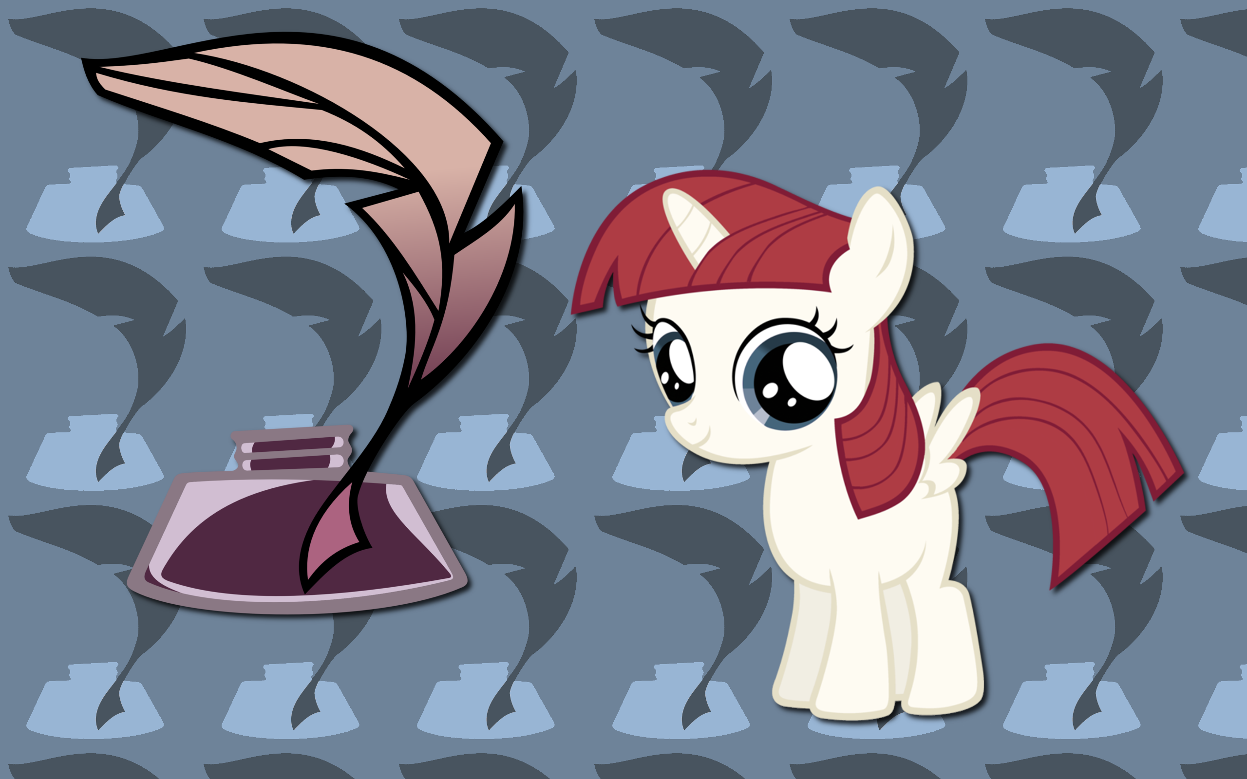 OC Filly Lauren Faust WP by AliceHumanSacrifice0, duelingrose and The-Smiling-Pony