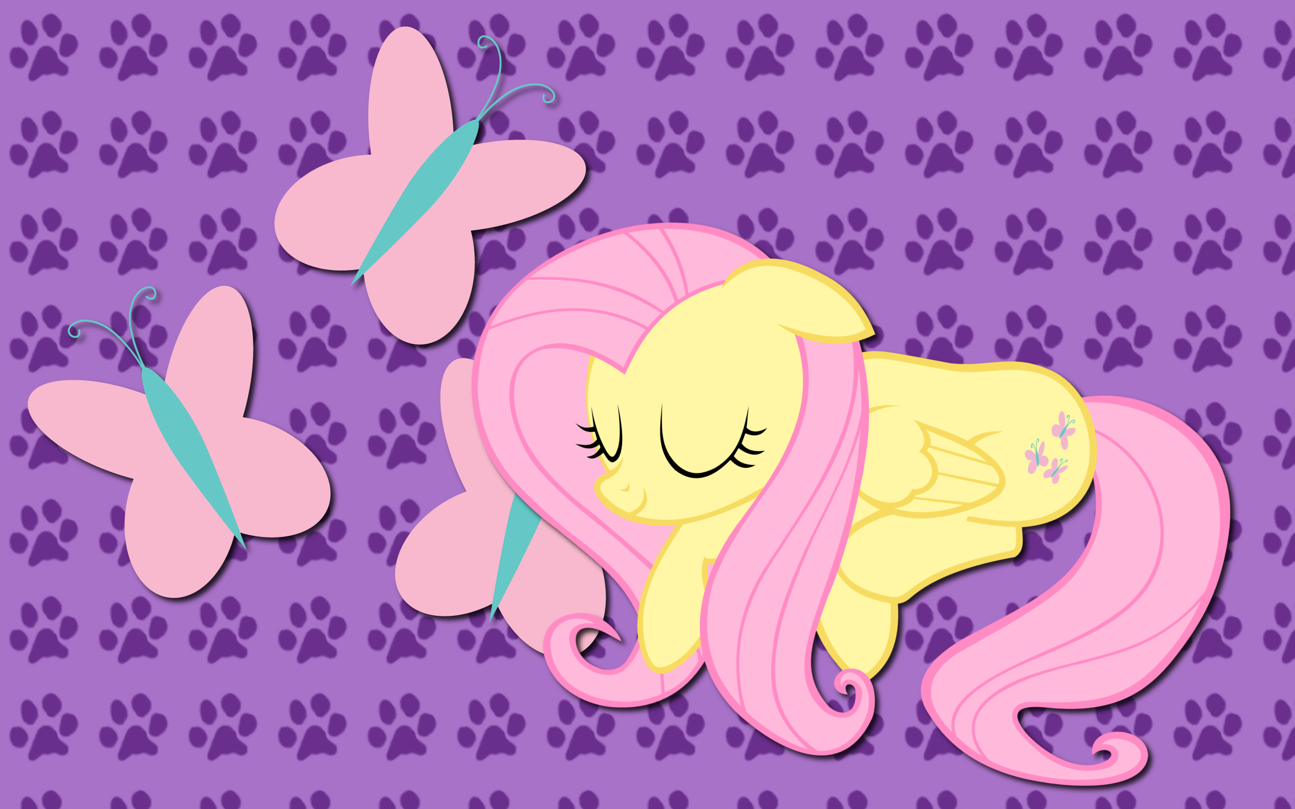 Fluttershy WP 13 by AliceHumanSacrifice0, kurokaji11 and ooklah