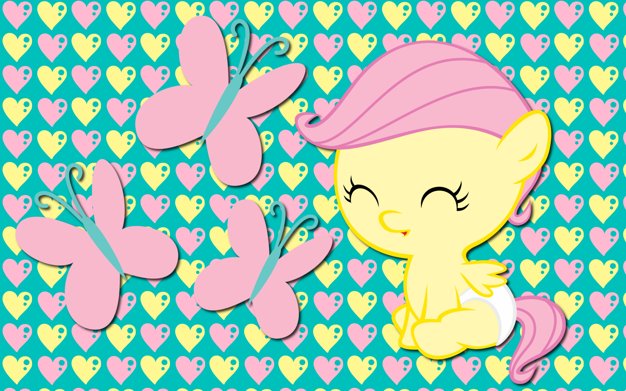 Baby Fluttershy WP by AliceHumanSacrifice0, BlackGryph0n and StardustXIII