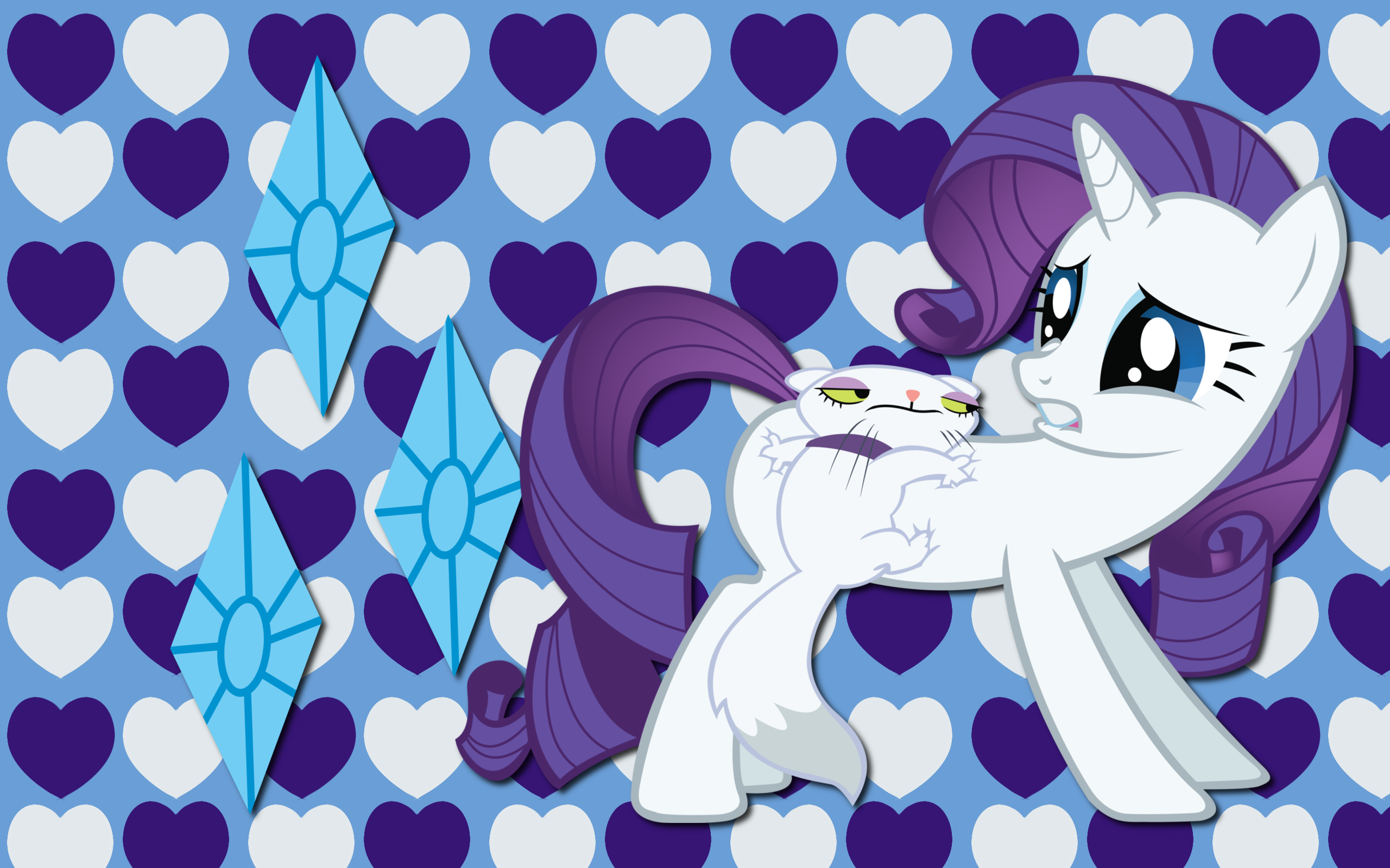 Rarity and Opalescence WP by AliceHumanSacrifice0, BlackGryph0n and Tecknojock