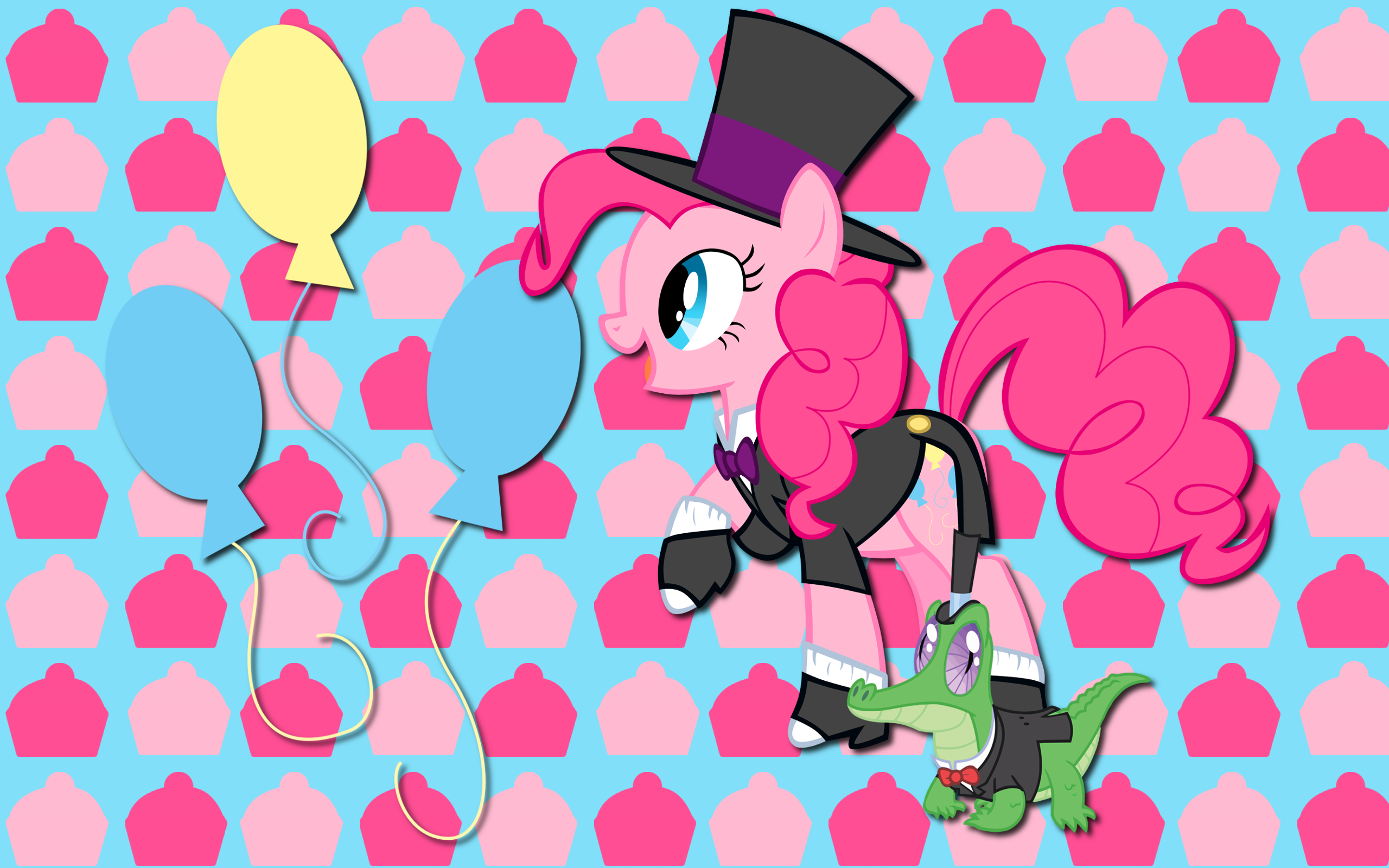 Pinkie Pie and Gummy WP by AliceHumanSacrifice0, BlackGryph0n and SierraEx