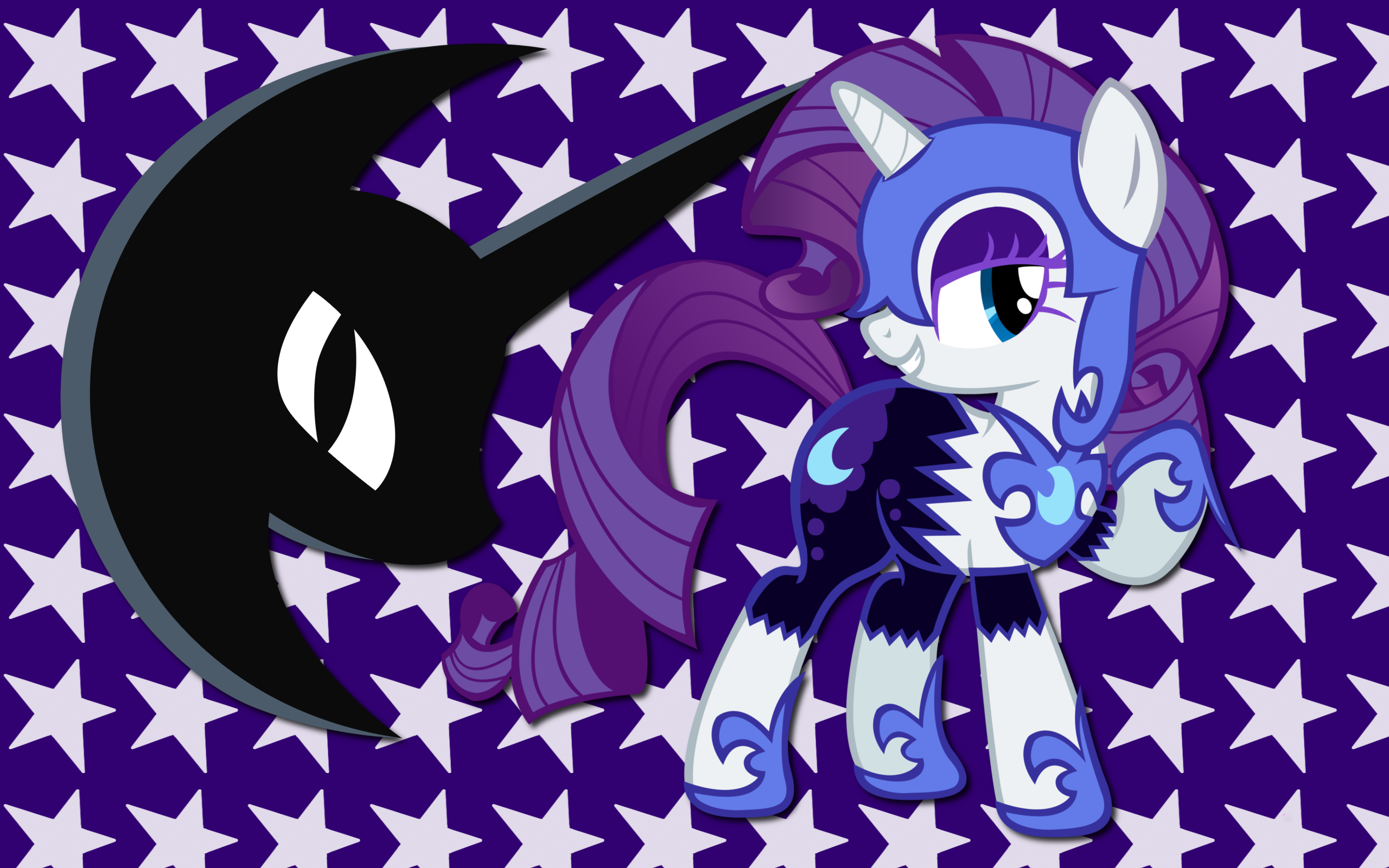 Night Mare Night Rarity WP by AliceHumanSacrifice0, Kooner-cz and NightmareMoonS