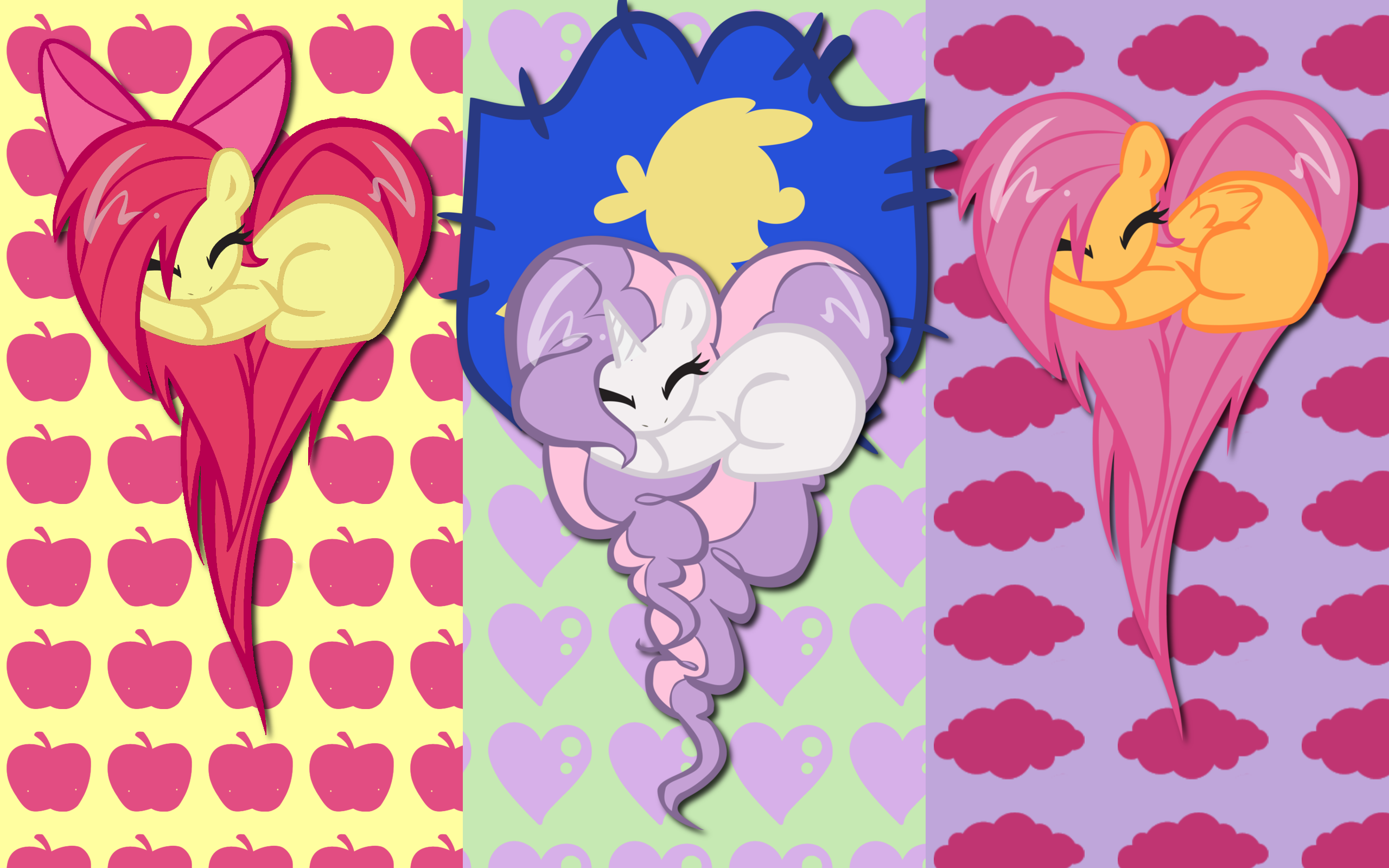 CMC Hearts WP by AliceHumanSacrifice0, AtomicGreymon and pyrestriker