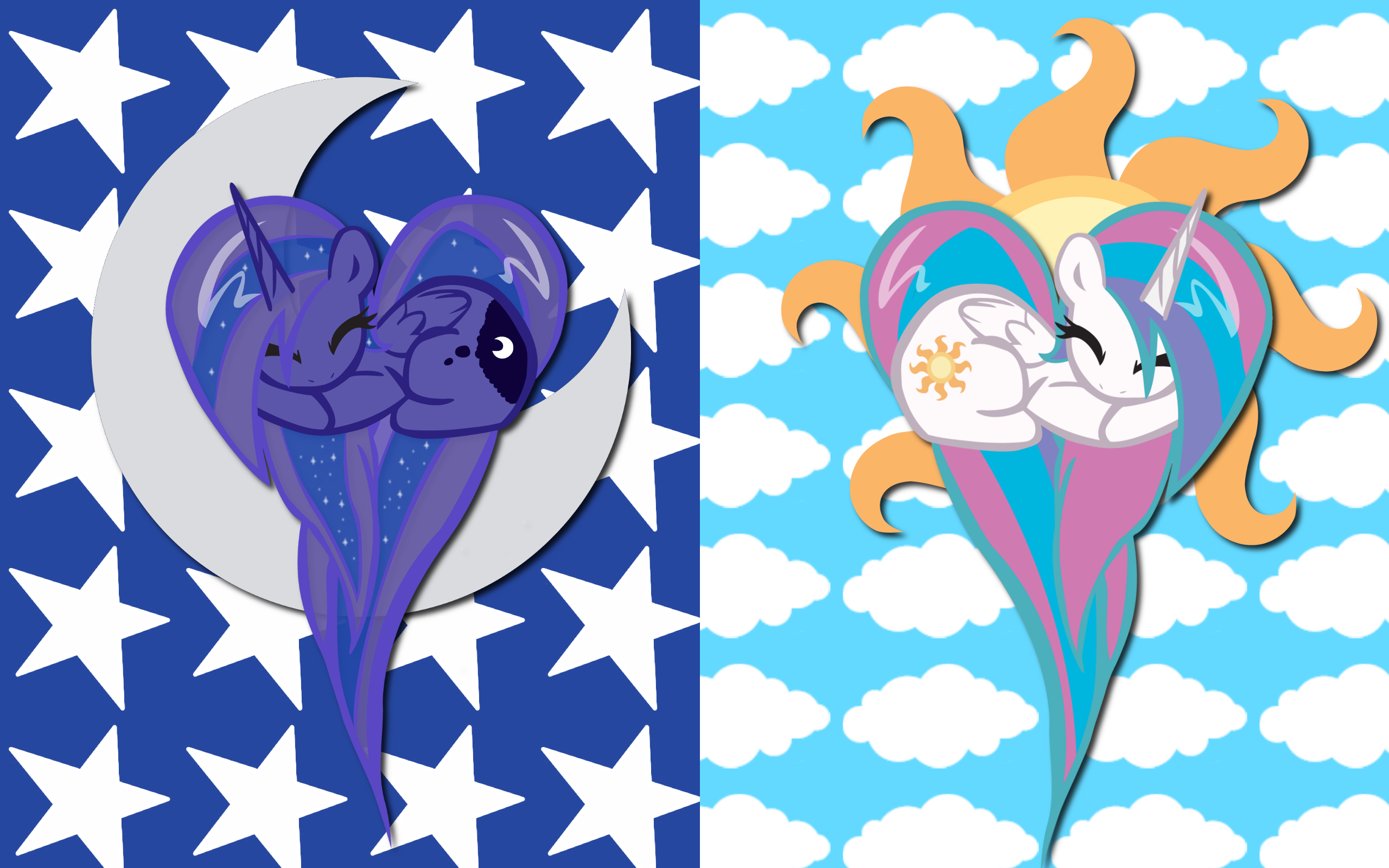 Alicorn Hearts WP by AliceHumanSacrifice0, ooklah and pyrestriker