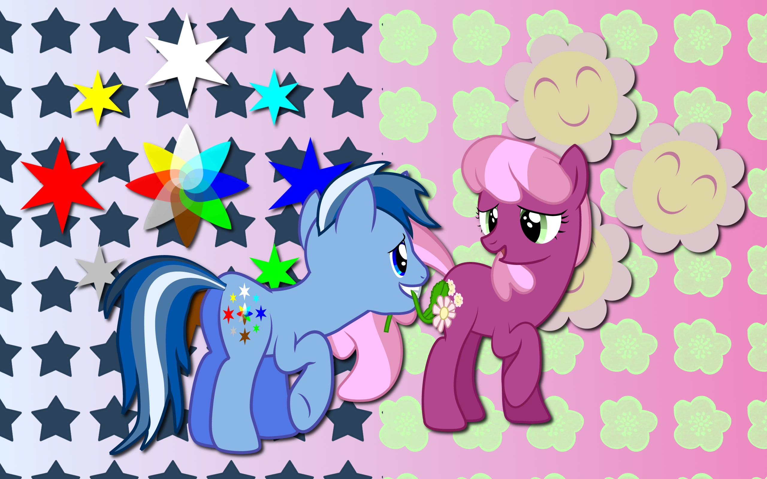 OC True Blue + Cheerilee WP by AliceHumanSacrifice0, Creshosk and ooklah