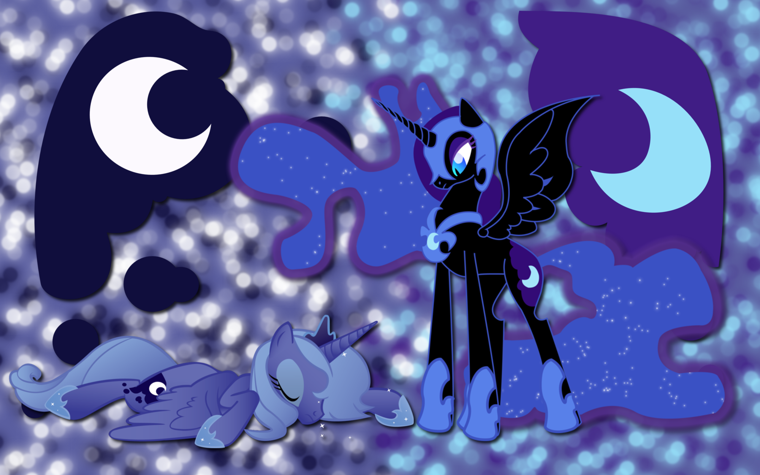 NMM and Luna WP by AliceHumanSacrifice0, MikeTheUser, The-Smiling-Pony and WraithX79