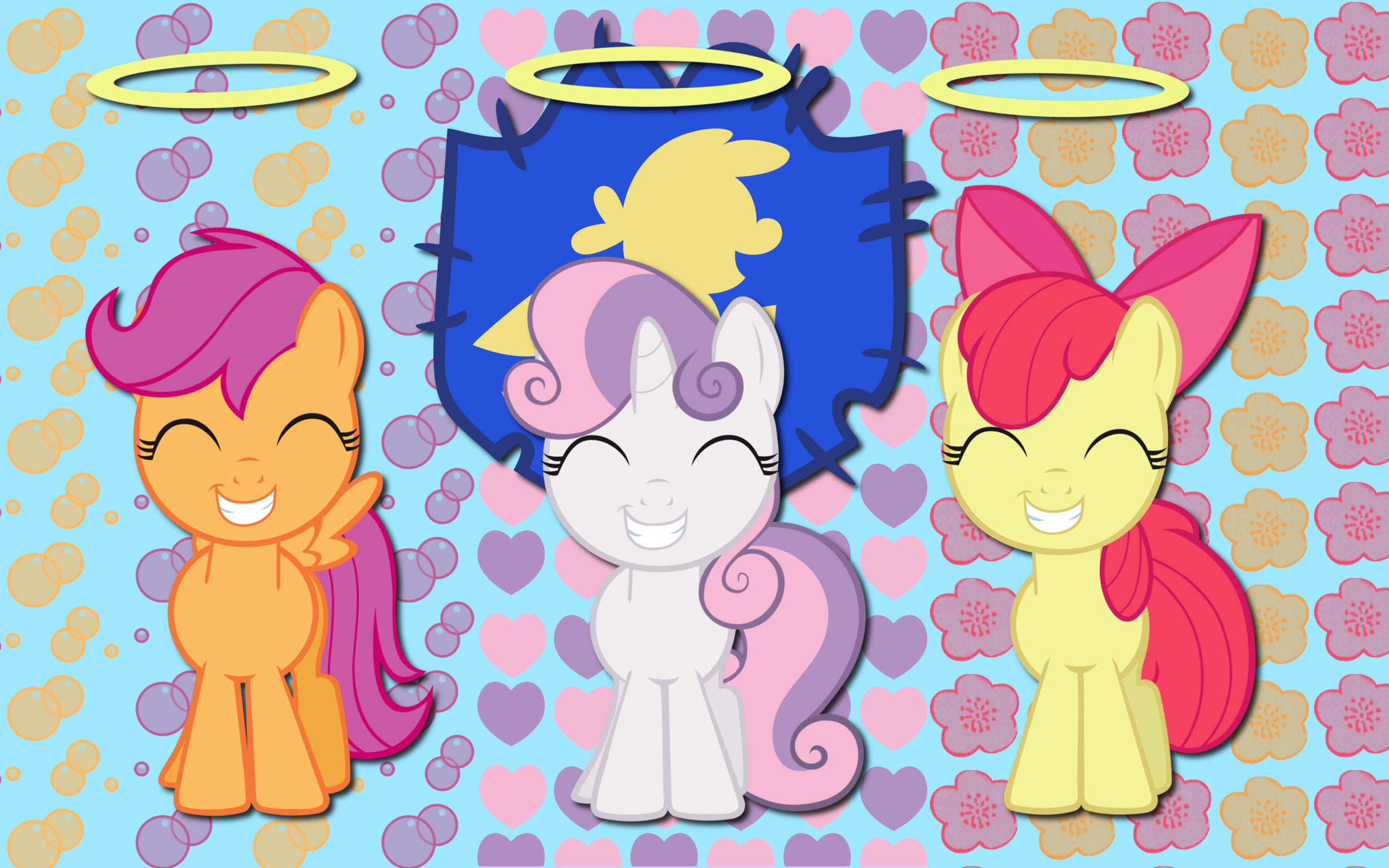 CMC wallpaper 4 by AliceHumanSacrifice0, AtomicGreymon and Mihaaaa