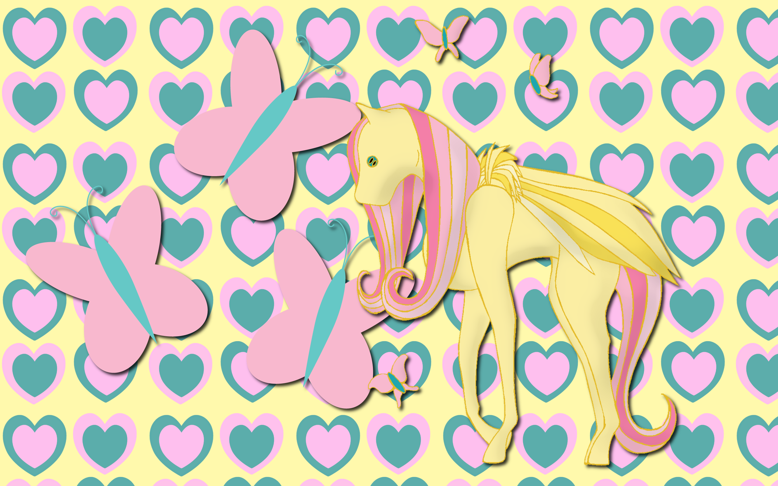 Horse Fluttershy WP by AliceHumanSacrifice0, Namisho and ooklah