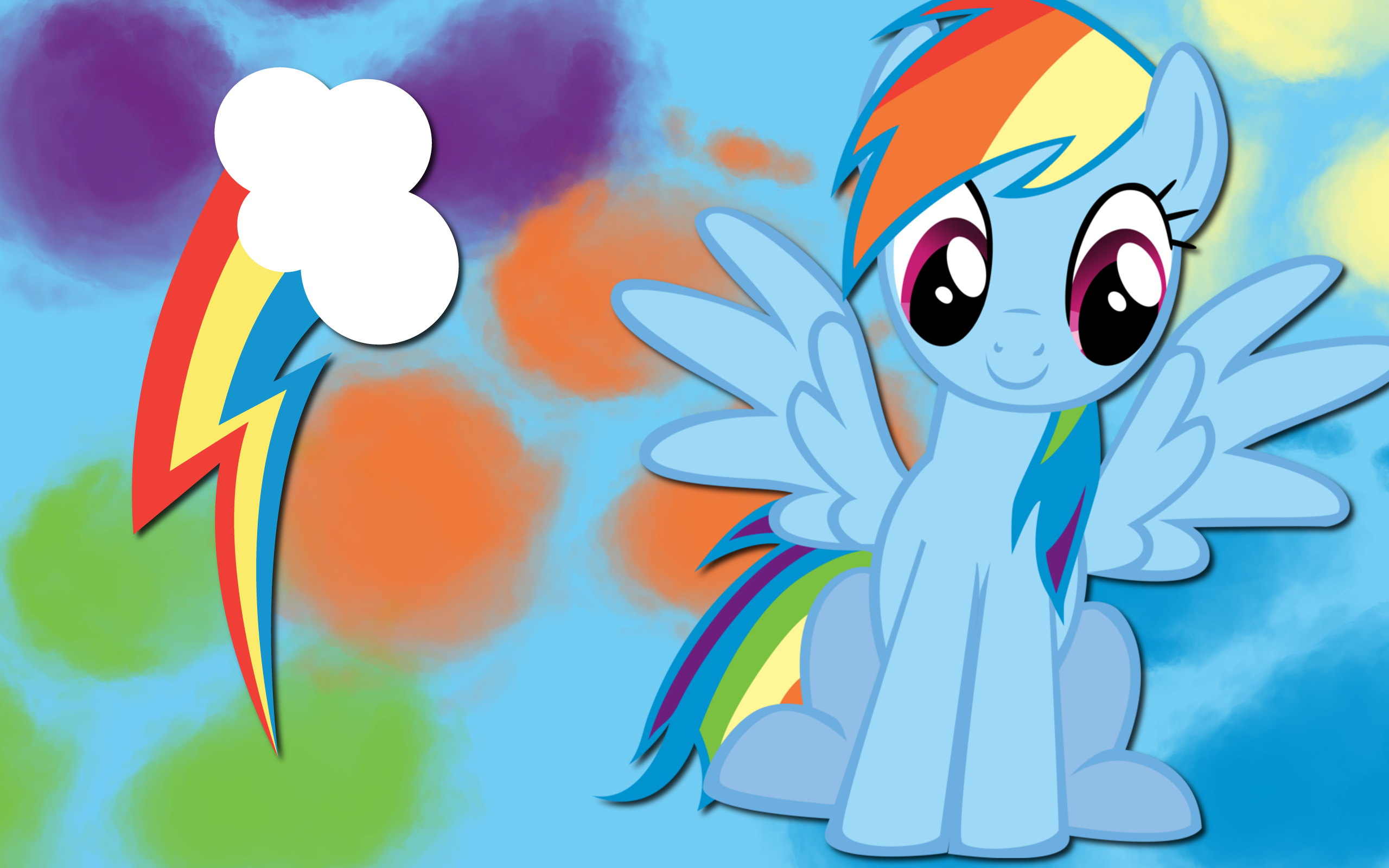 Rainbow Dash wallpaper 10 by AliceHumanSacrifice0, kitsuneymg and ooklah