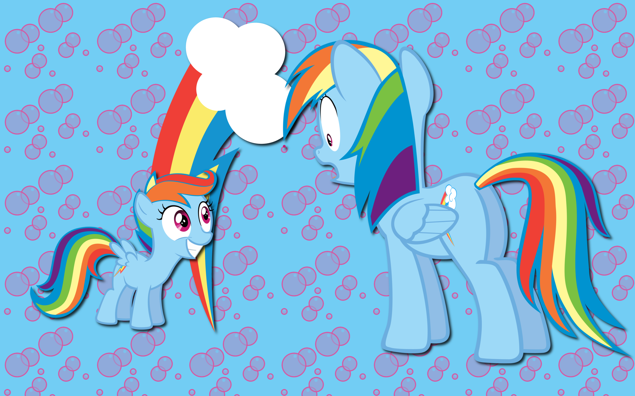 Scoots and Dashie WP by AliceHumanSacrifice0, ooklah and orangel8989