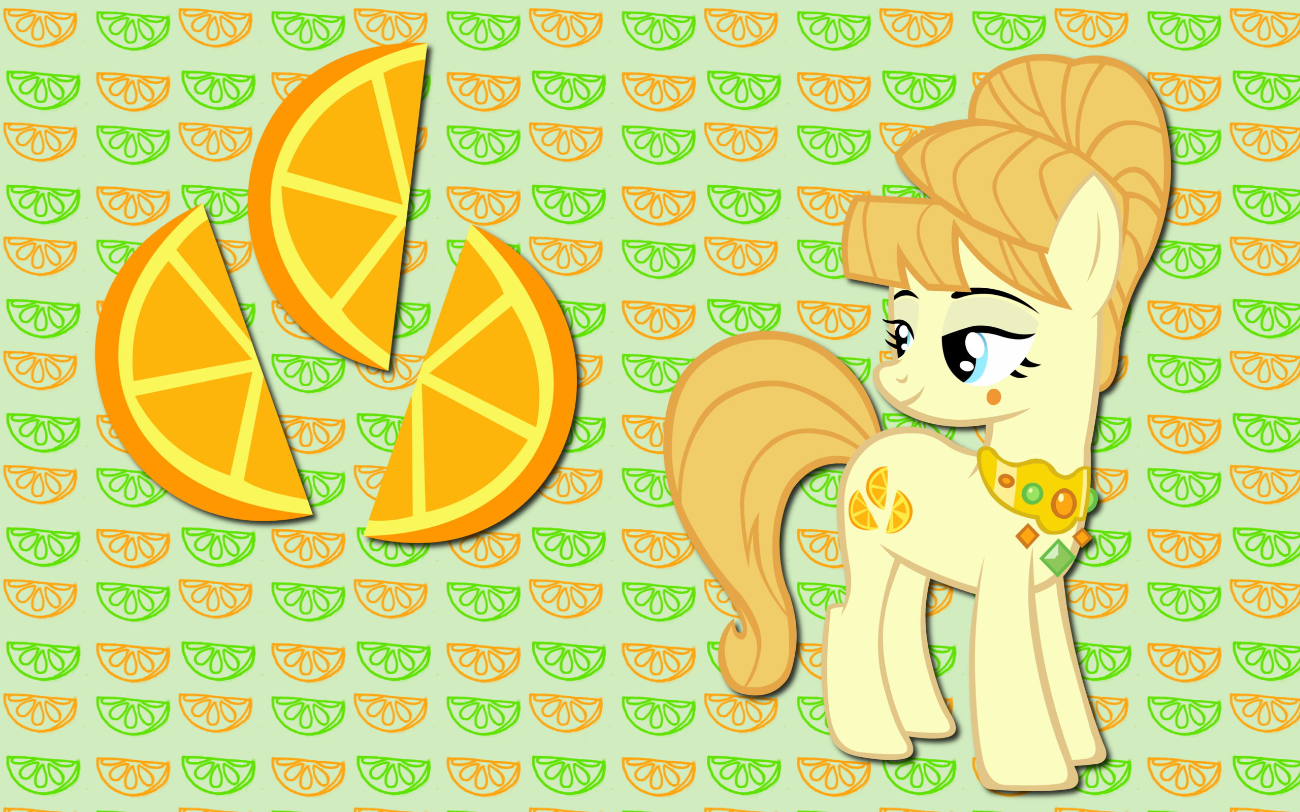 Aunt Orange wallpaper by AliceHumanSacrifice0, The-Smiling-Pony and YellowTDash