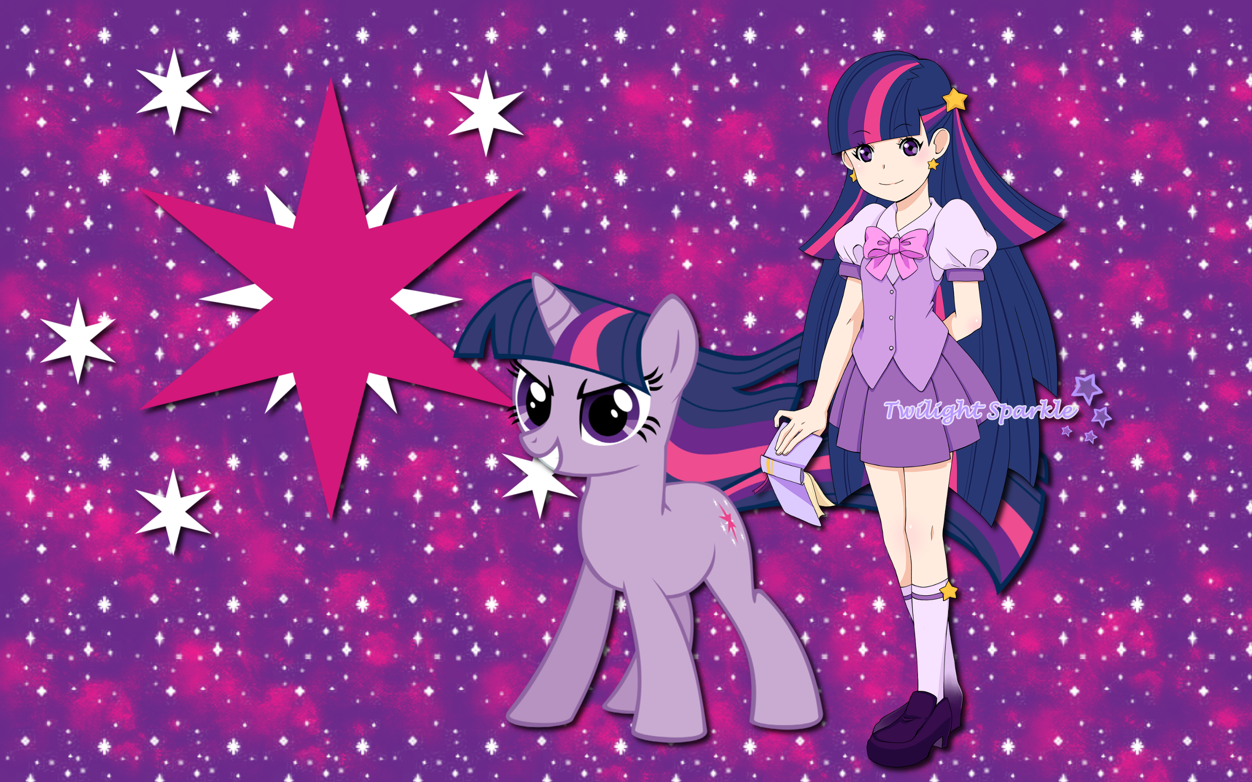 Human Twilight Sparkle WP by AliceHumanSacrifice0, Lilacinum, ooklah and The-Smiling-Pony