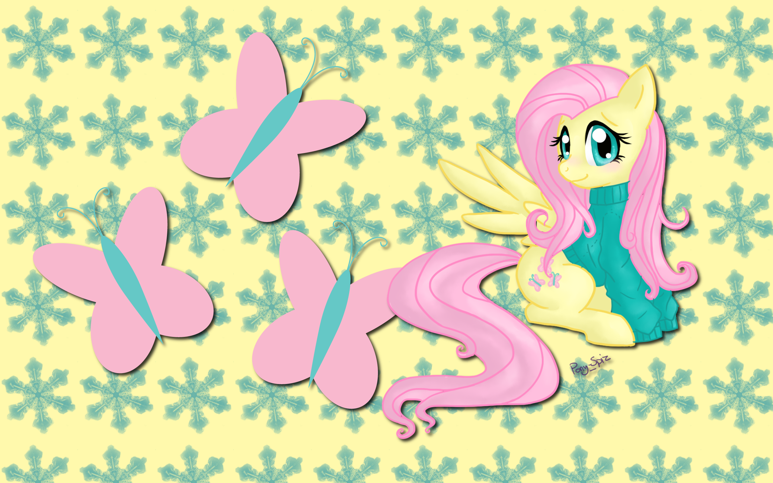 Fluttershy Jumper WP by AliceHumanSacrifice0, ooklah and Pony-Spiz