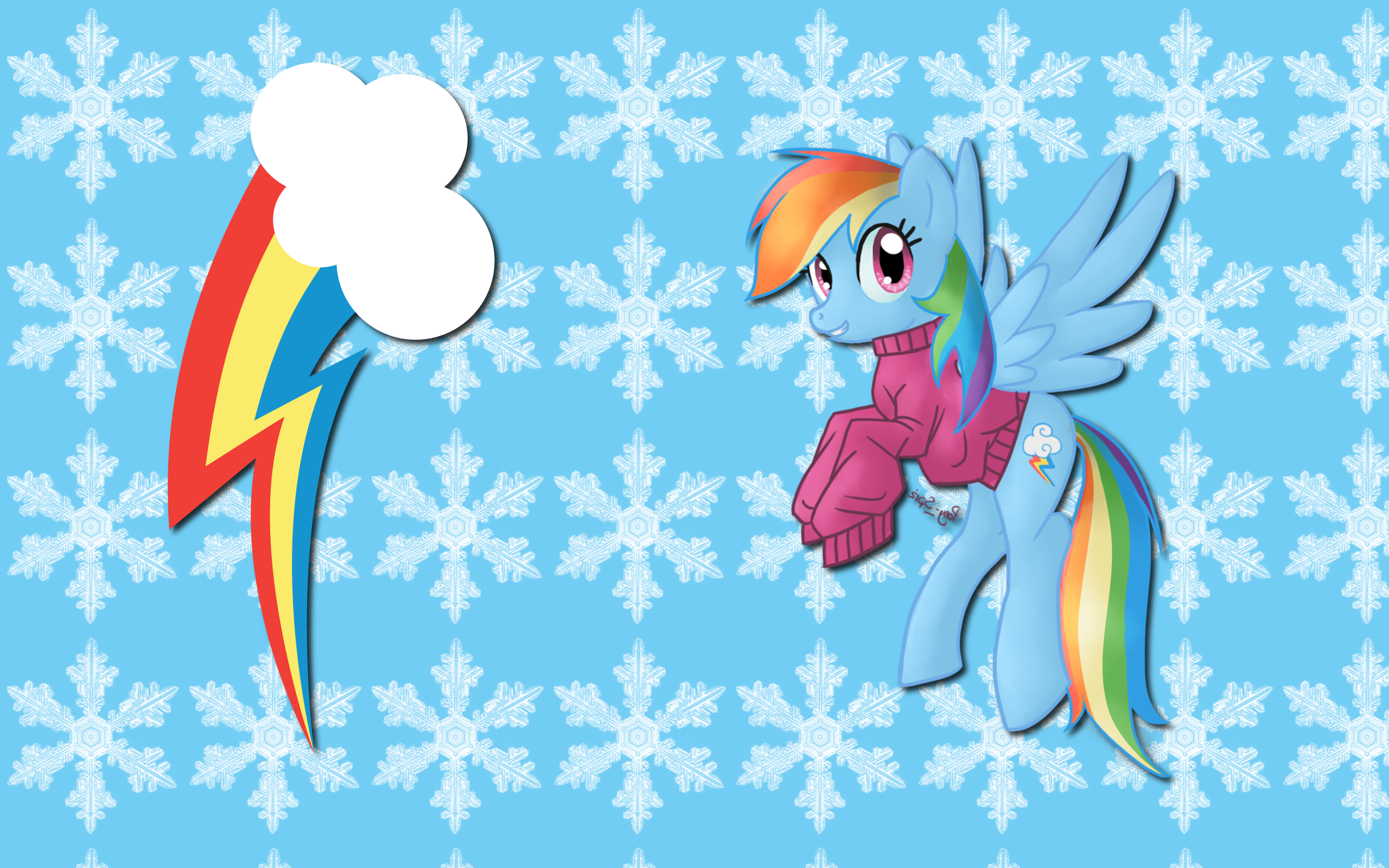 Rainbow Dash Jumper WP by AliceHumanSacrifice0, ooklah and Pony-Spiz