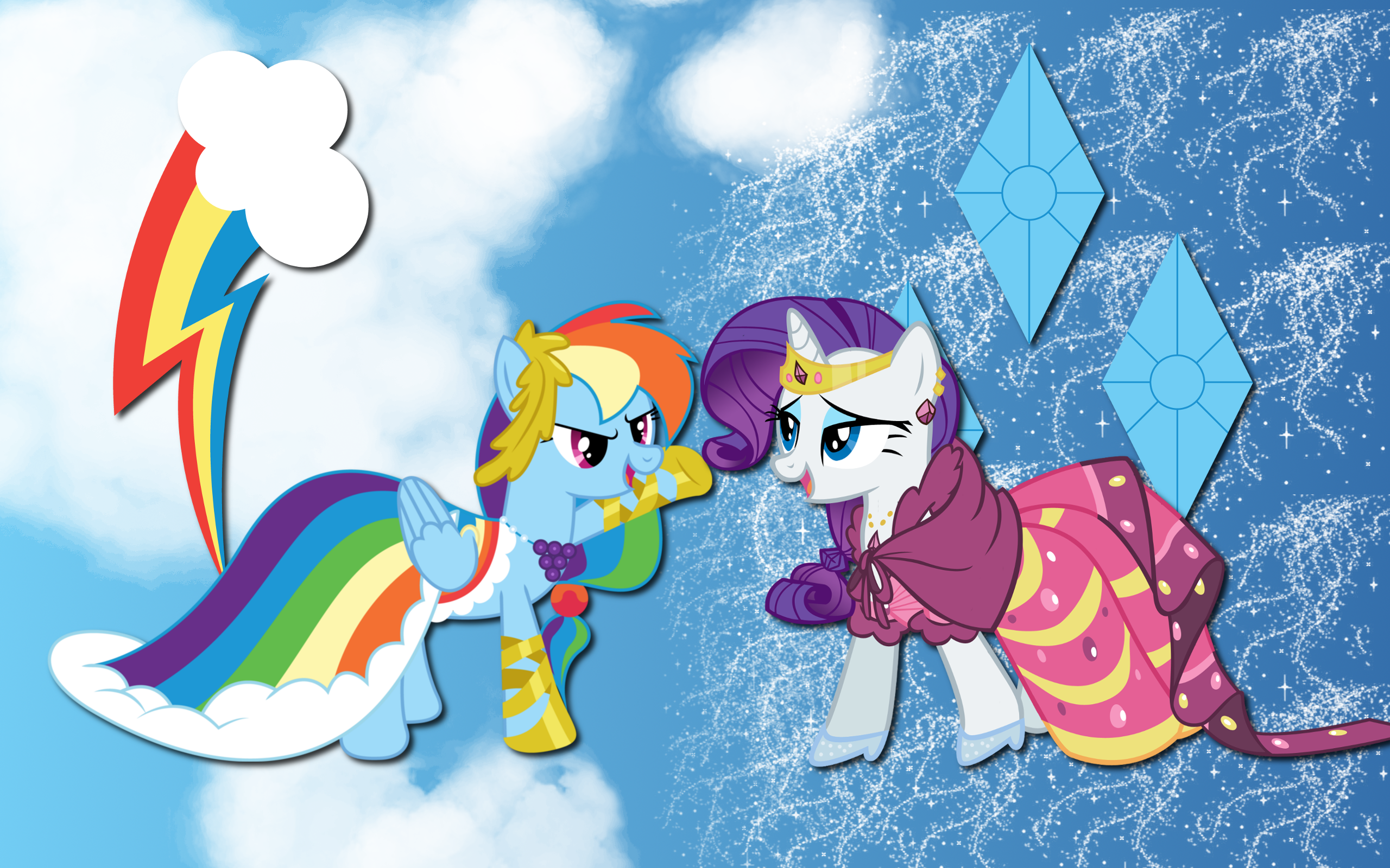 Rari Dash WP by AliceHumanSacrifice0, goldenmercurydragon, NightmareMoonS and ooklah