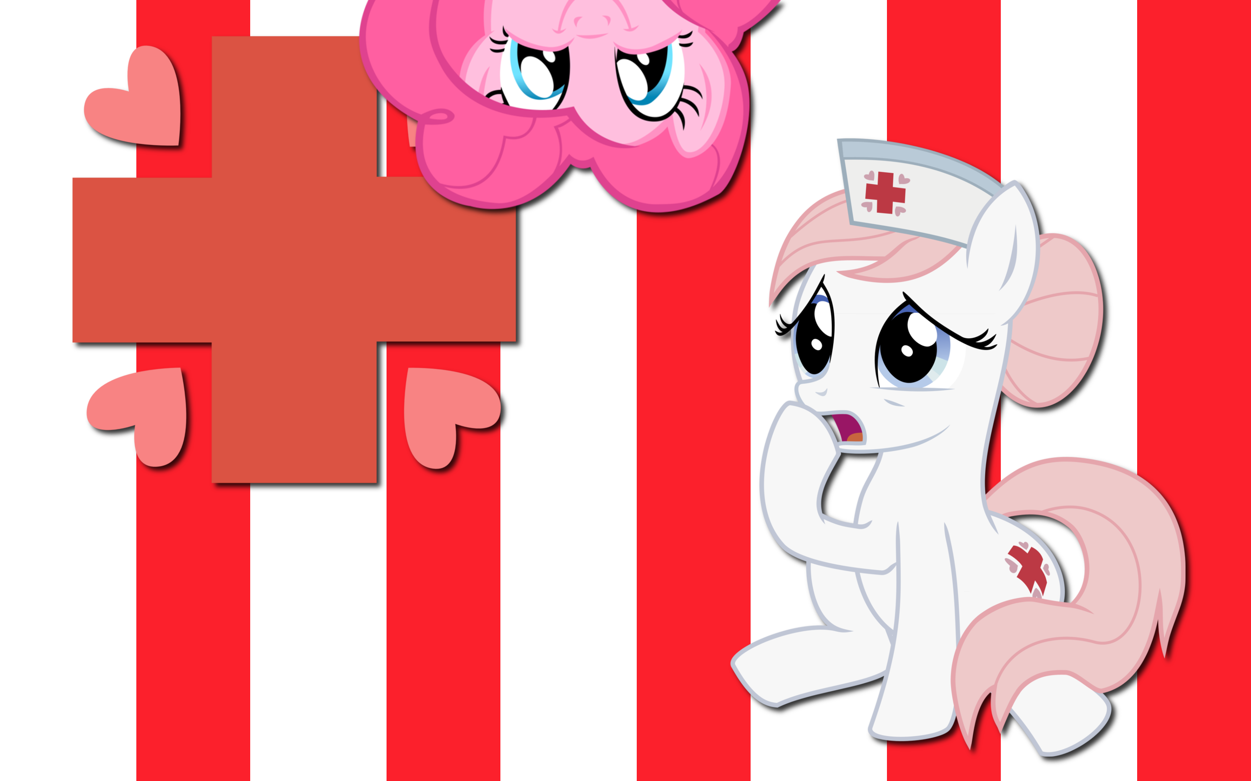 Nurse Red Heart wallpaper by AliceHumanSacrifice0, BlackGryph0n, Blackm3sh and The-Smiling-Pony