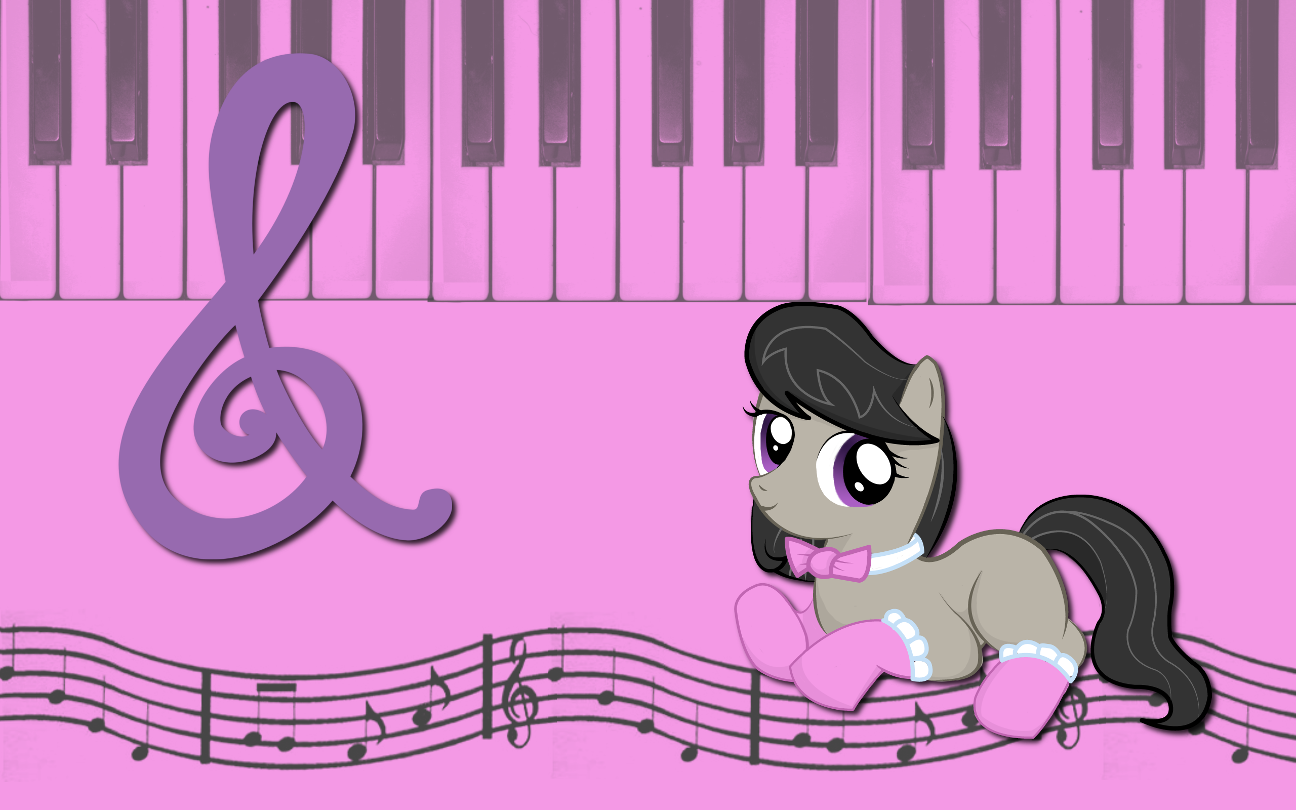 Octavia wallpaper 4 by AliceHumanSacrifice0, KellieK94 and The-Smiling-Pony