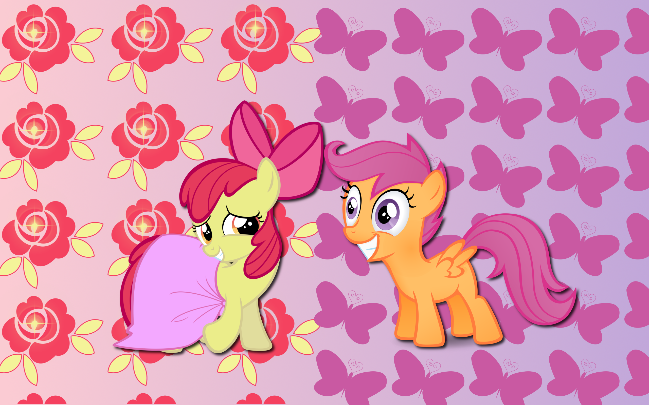 ScootaBloom wallpaper by AliceHumanSacrifice0, MoongazePonies and Stinkehund